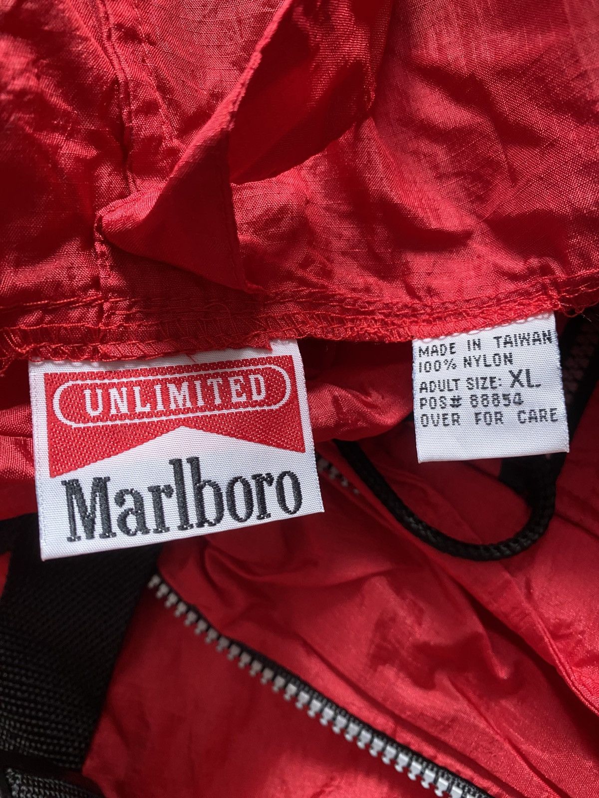 Marlboro Marlboro Unlimited Jacket Nylon Anorak Windbreaker Rain XL Size US XL / EU 56 / 4 - 3 Thumbnail