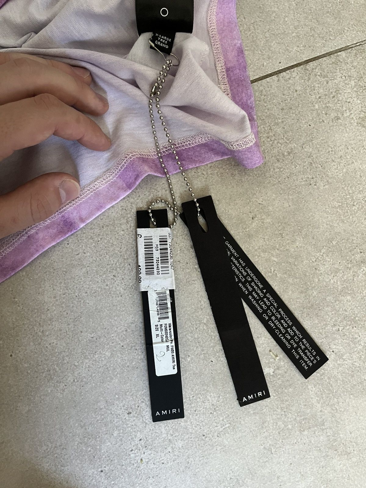 Amiri Amiri tie dye tee Size US XL / EU 56 / 4 - 6 Thumbnail