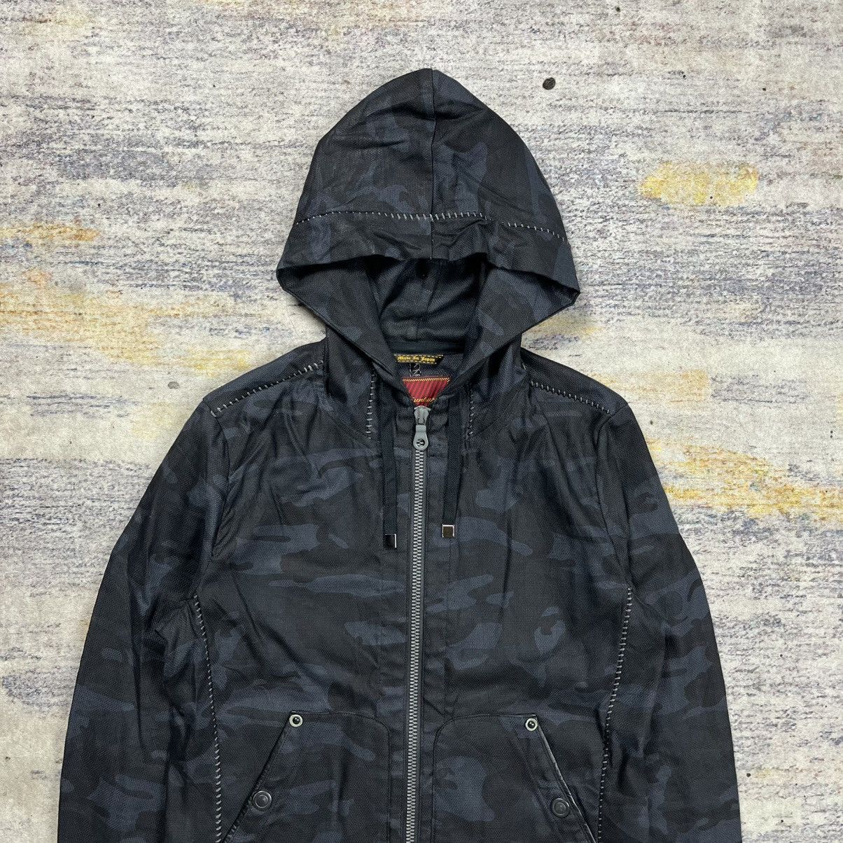 Isamu Katayama Backlash × Japanese Brand Cherry sunburst avant garde scar stitch camouflage jacket Size US S / EU 44-46 / 1 - 4 Thumbnail