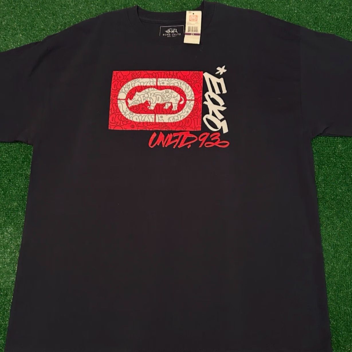 Ecko Unltd. VINTAGE Y2k Ecko Unltd Classic Logo Shirt Mens XXL Hip Hop Grunge Skater Punk Size US XXL / EU 58 / 5 - 3 Thumbnail