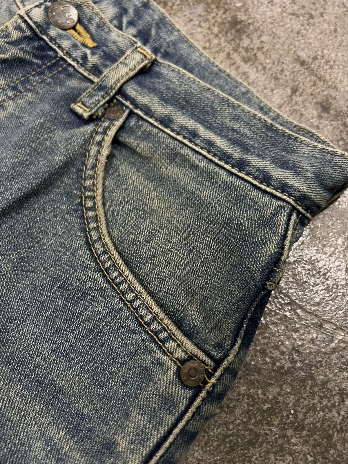 Japanese Brand LEE RIDERS DISTRESSED JEAN Size US 28 / EU 44 - 11 Thumbnail