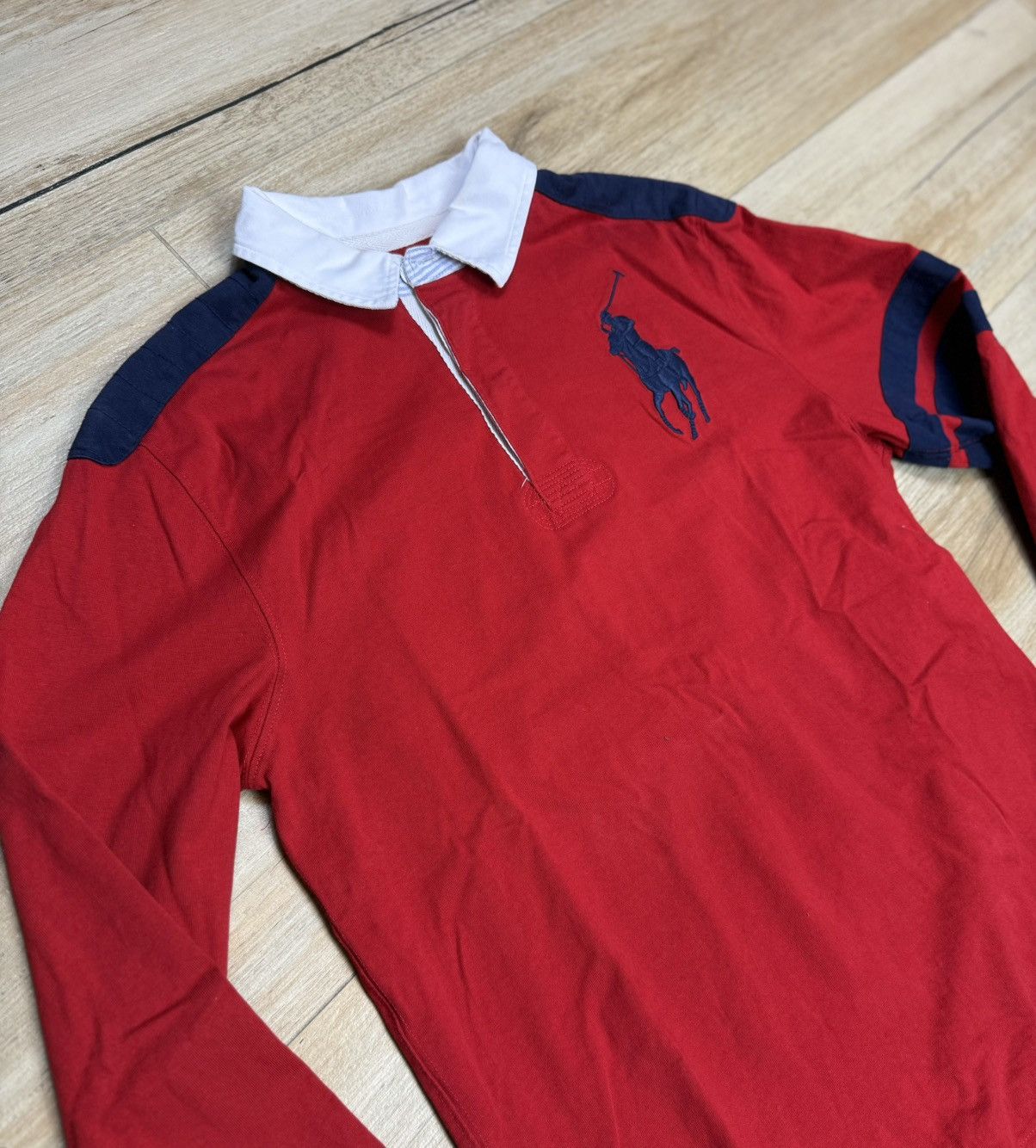 Polo Ralph Lauren Red Polo Ralph Lauren S 36 longsleeve Size US S / EU 44-46 / 1 - 7 Thumbnail