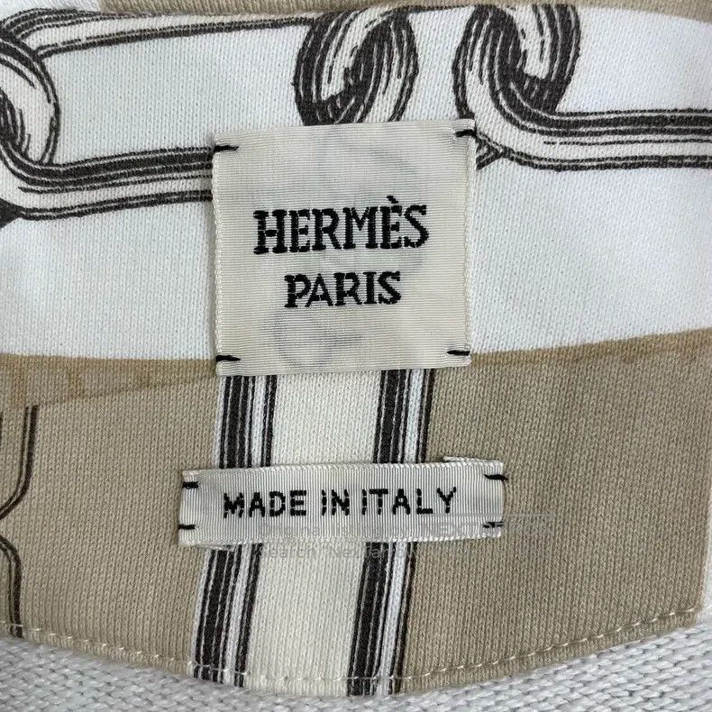 Hermes Hermes Pig Nose Chain Printed Stand Collar Jacket Size XS / US 0-2 / IT 36-38 - 3 Thumbnail