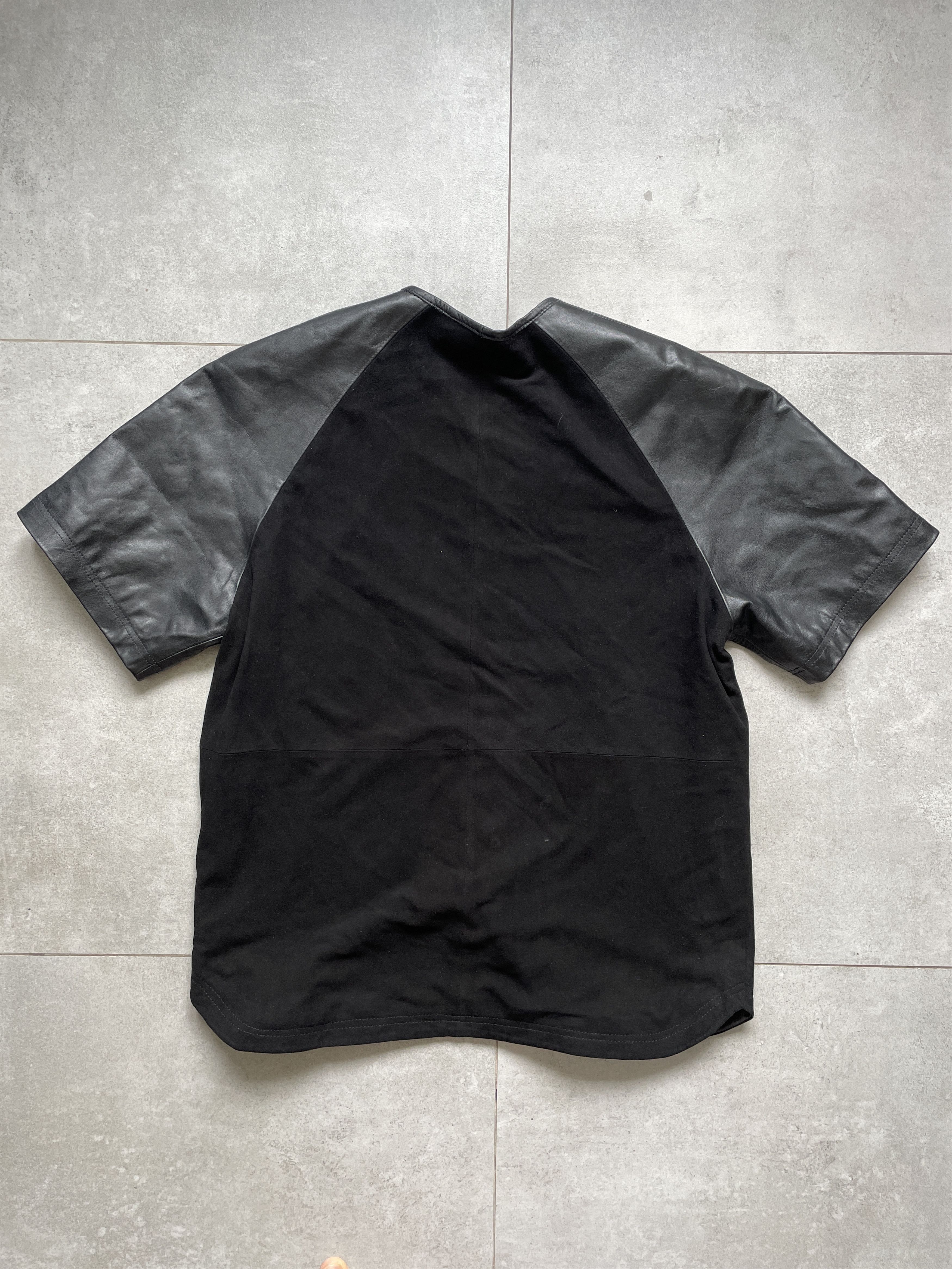 Alexander Wang ALEXANDER WANG X HM BLACK SUEDE LEATHER AVANT GARDE JERSEY Size US M / EU 48-50 / 2 - 5 Thumbnail