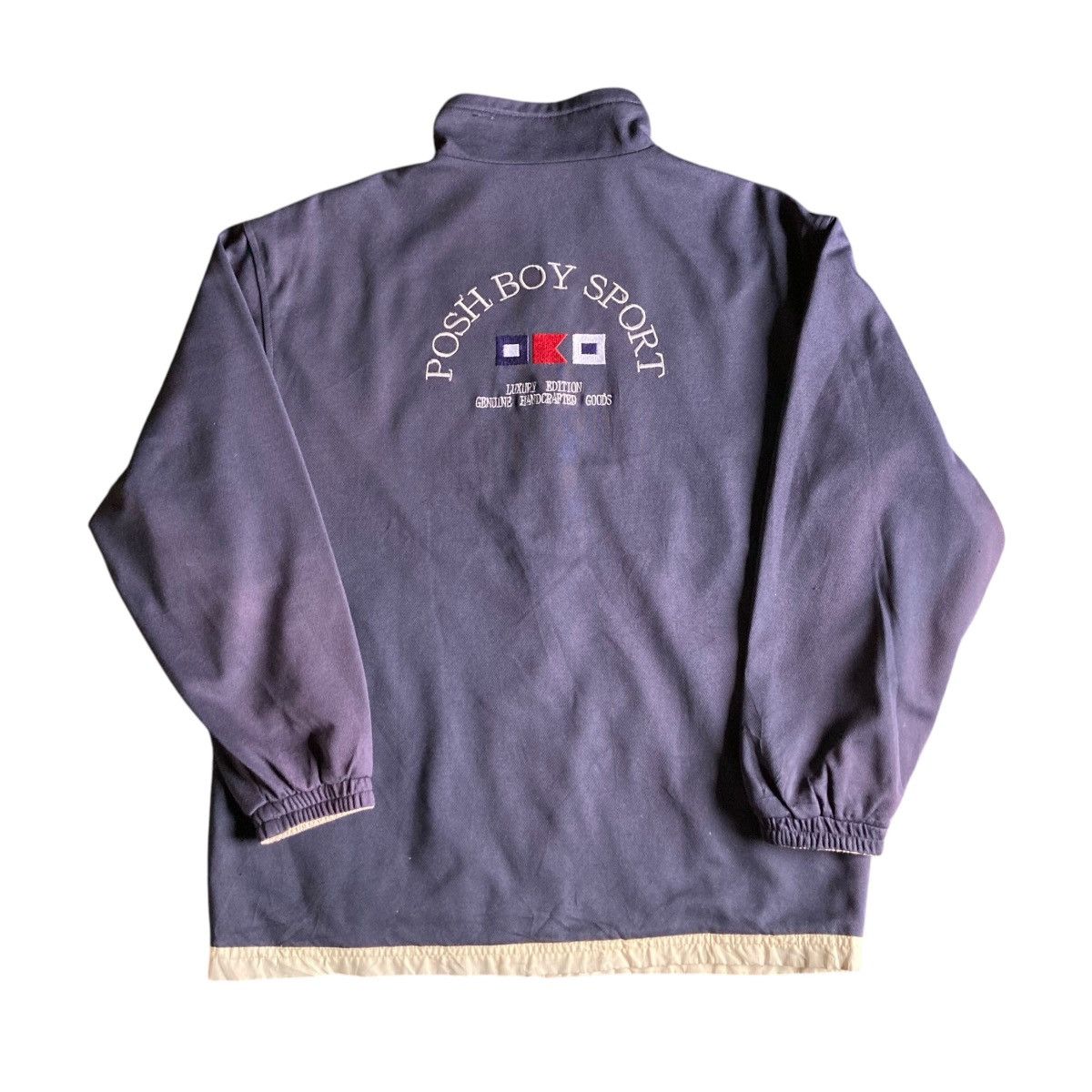 Japanese Brand 🇯🇵 VINTAGE 90s POSHBOY SPORT REVERSIBLE ZIPPER JACKET Size US L / EU 52-54 / 3 - 1 Thumbnail