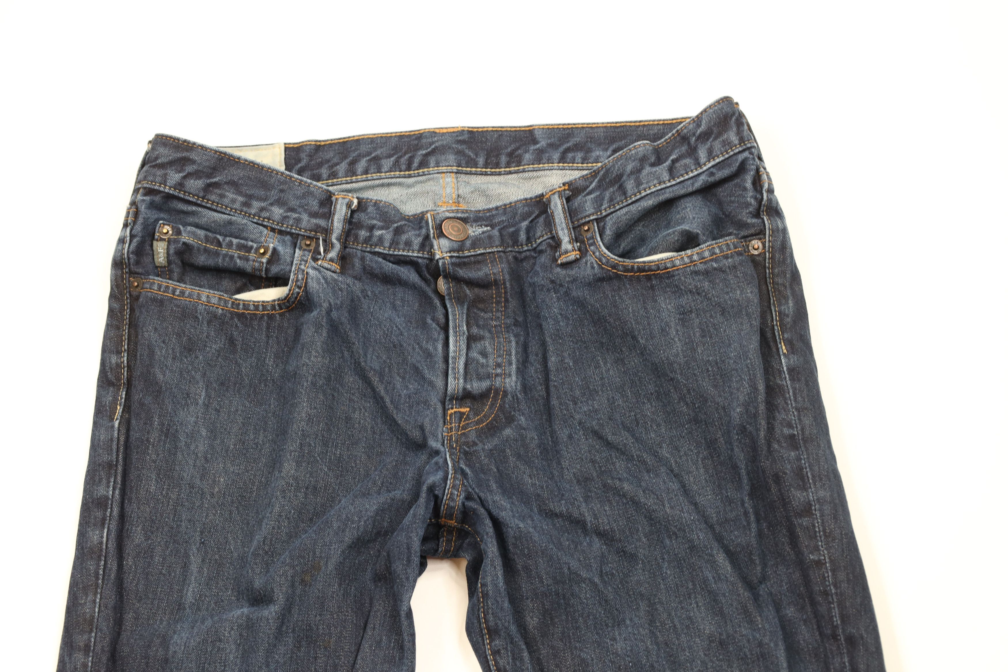 Abercrombie & Fitch Vintage Abercrombie & Fitch Fly Slim Straight Leg Jeans Size US 34 / EU 50 - 2 Thumbnail