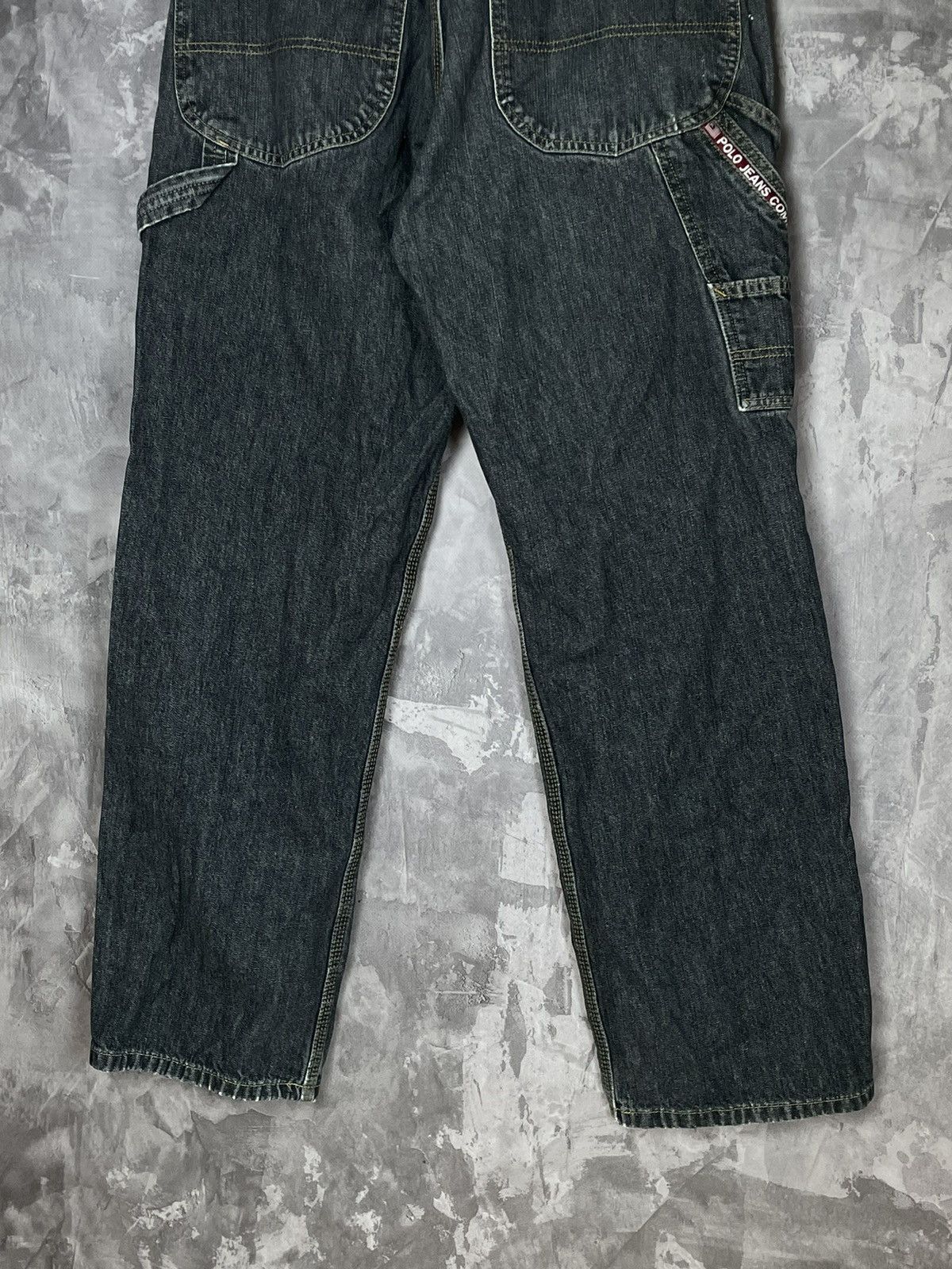 Japanese Brand × Polo Ralph Lauren × Vintage Y2K Polo Jeans Company Streetwear Retro Cargo Jeans Size US 33 - 8 Thumbnail