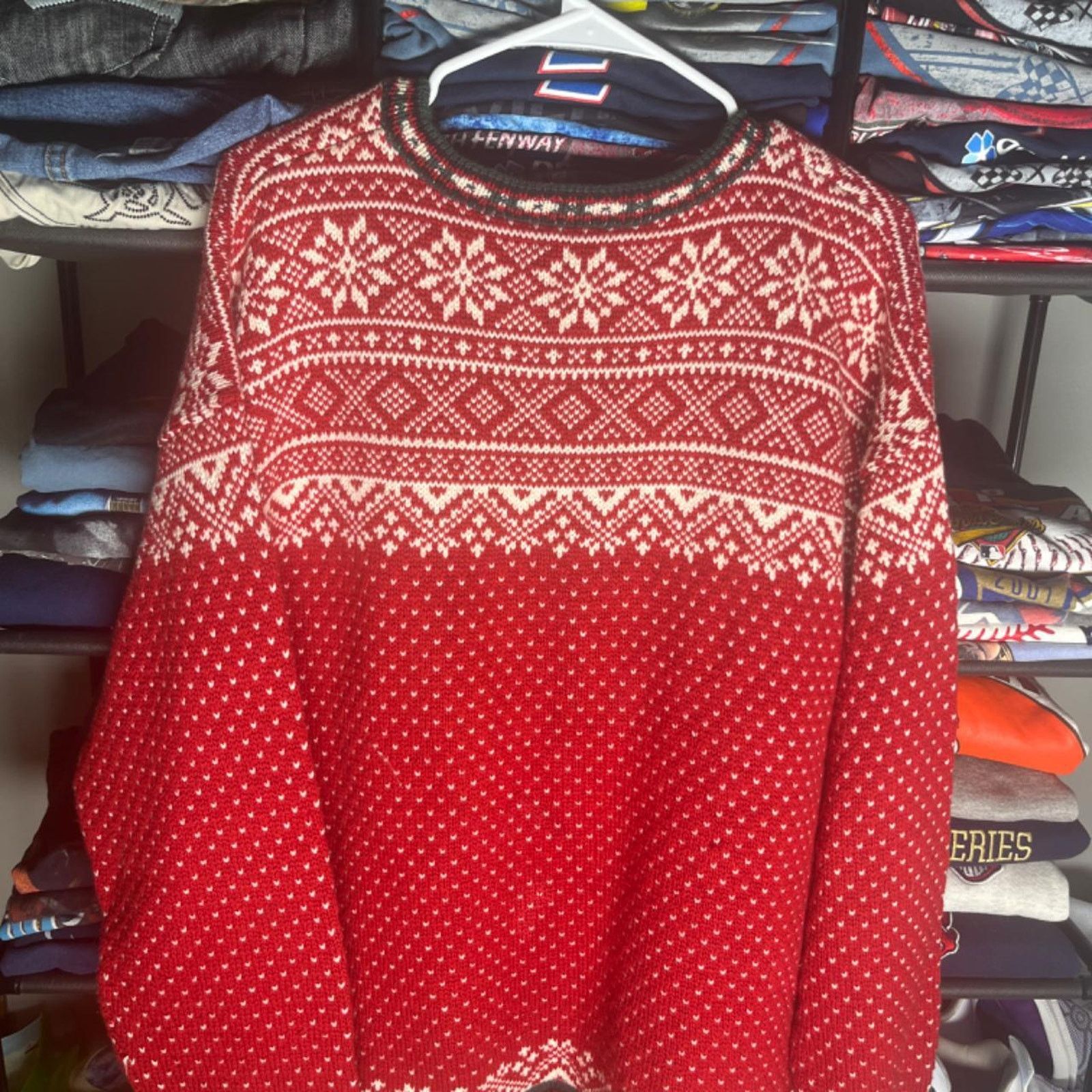 L.L. Bean Vintage ll bean wool knit sweater Size XL / US 12-14 / IT 48-50 - 3 Thumbnail