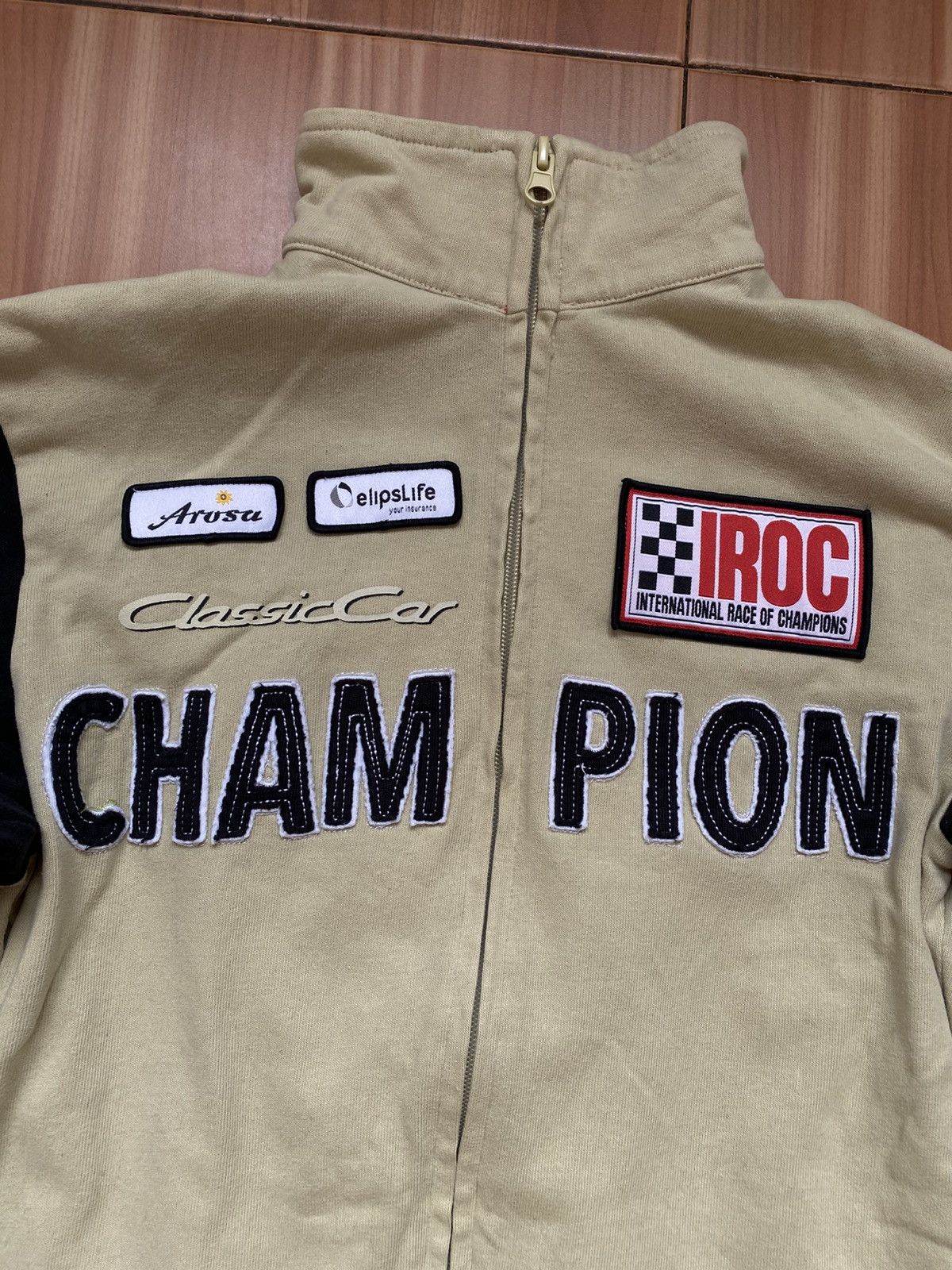 Audi Vintage Audi Champion Car IROC Beige Men’s Racing Jacket Size US S / EU 44-46 / 1 - 3 Thumbnail