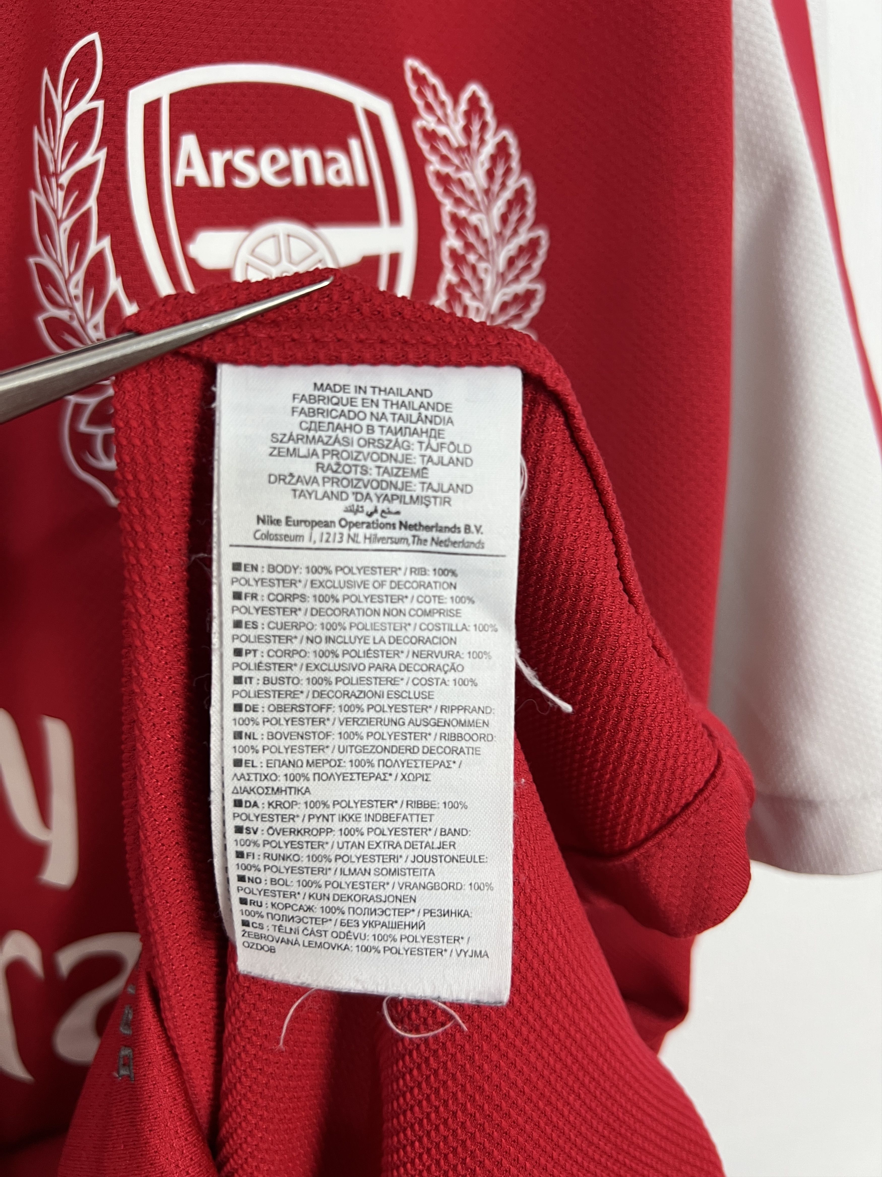 Nike Arsenal Home football shirt 2011 Soccer Nike Gunners 3XL Size US XXL / EU 58 / 5 - 11 Thumbnail