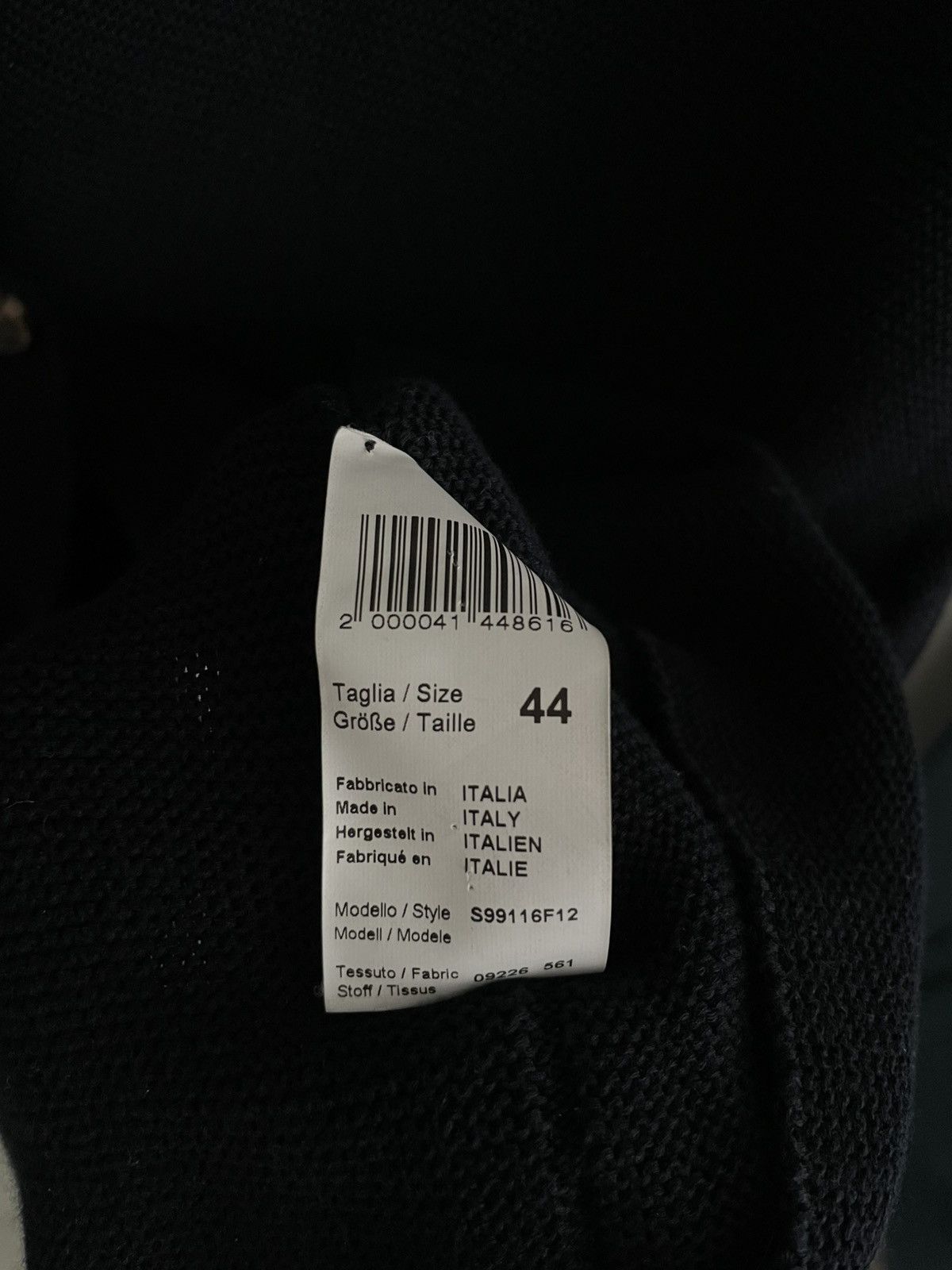 Peserico Peserico Cardigan Black Sweater RARE Size US M / EU 48-50 / 2 - 7 Thumbnail