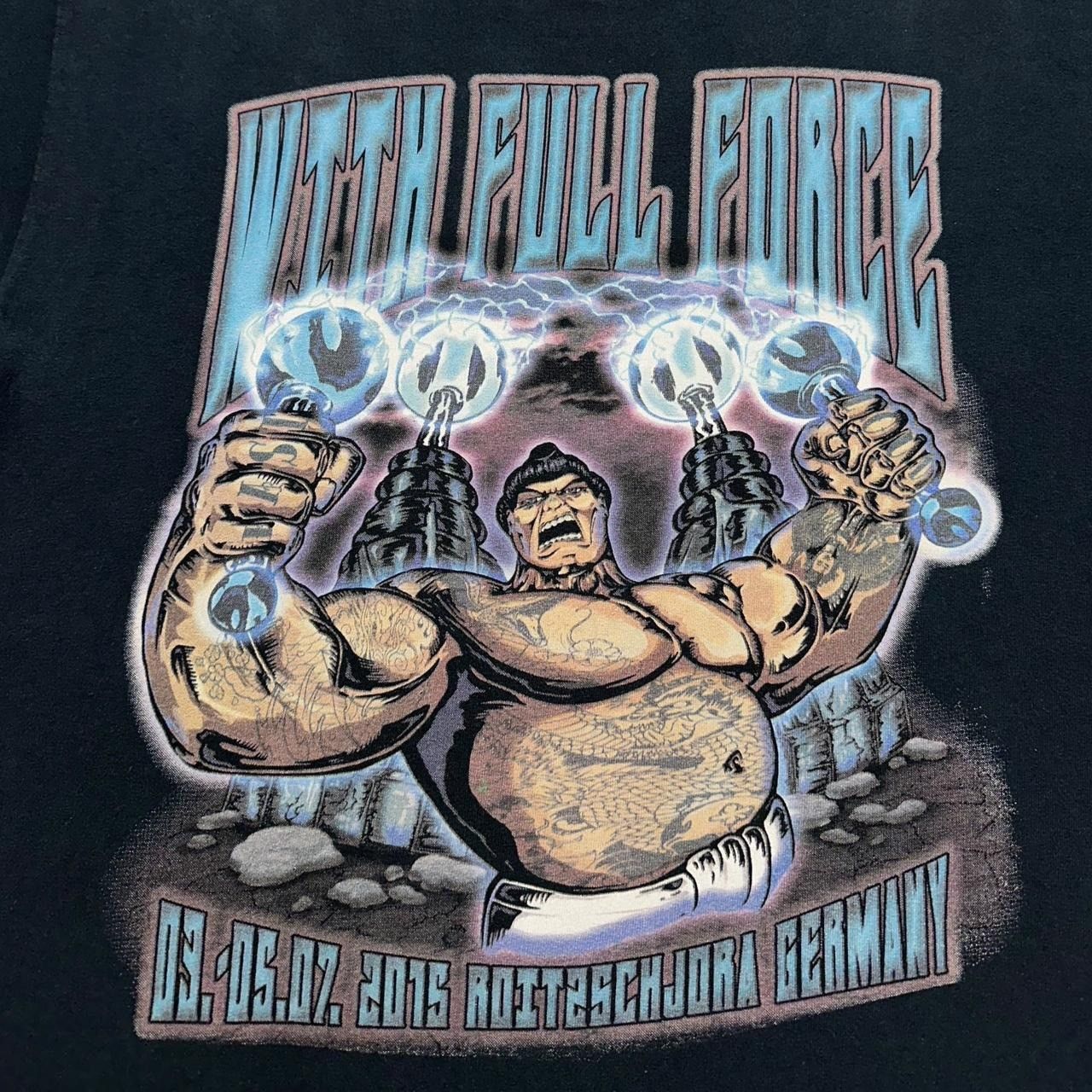 Band Tees × Gildan × Vintage With Full Force 2015 Tour Germany T-Shirt Size US L / EU 52-54 / 3 - 3 Thumbnail