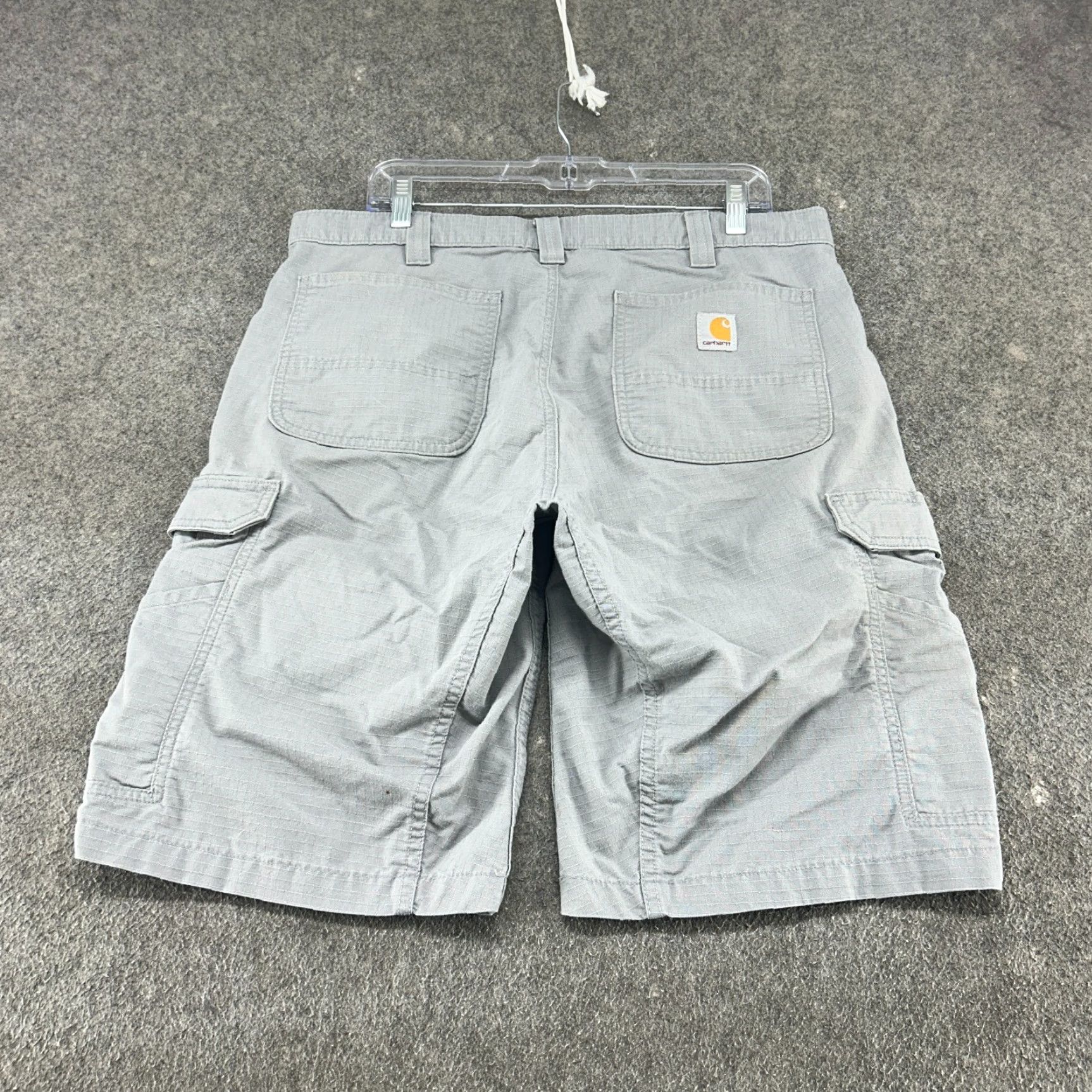 Carhartt Carhartt Shorts Mens 36 Gray Cargo Workwear Cotton Relaxed Fit Logo Ripstop Size US 36 / EU 52 - 5 Thumbnail