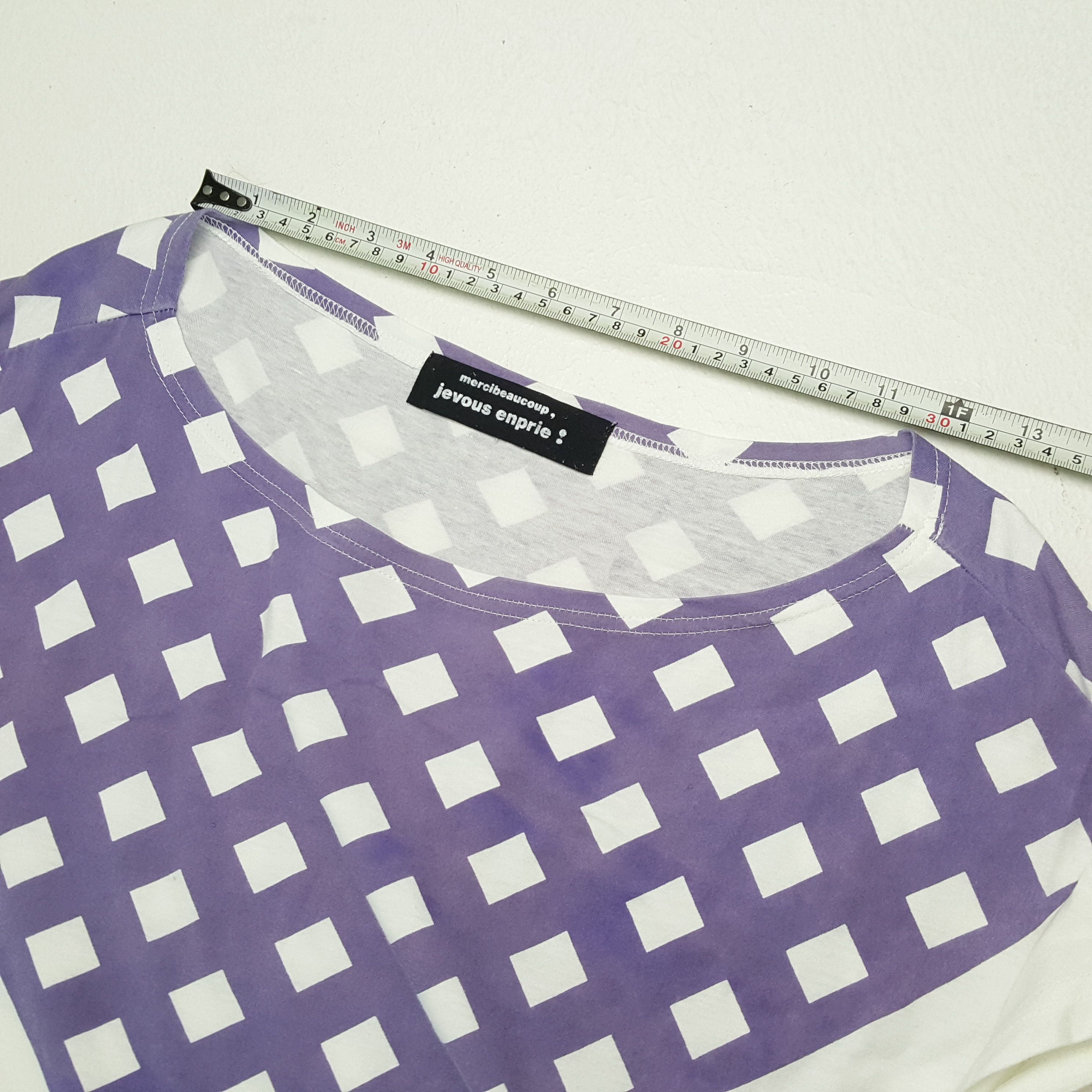 Issey Miyake × Vintage × mercibeaucoup Vintage MERCIBEAUCOUP JEVOUS ENPRIE Issey Miyake T-Shirts Size XXL / US 16-18 / IT 52-54 - 8 Thumbnail