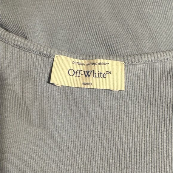 Off-White Off-White Light Blue Men's Tank Top Size US L / EU 52-54 / 3 - 10 Thumbnail
