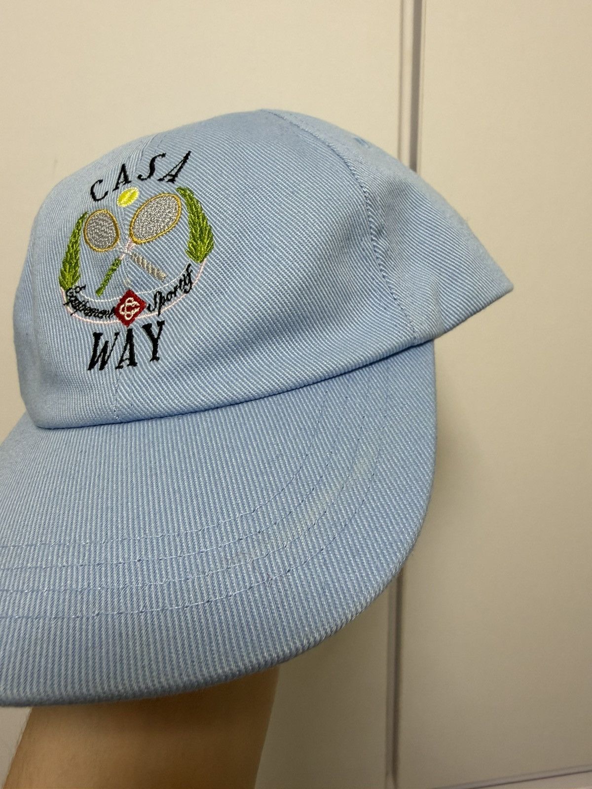 Casablanca Casablanca Casaway Tennis Twill Cap Alaskan Blue Size ONE SIZE - 3 Thumbnail