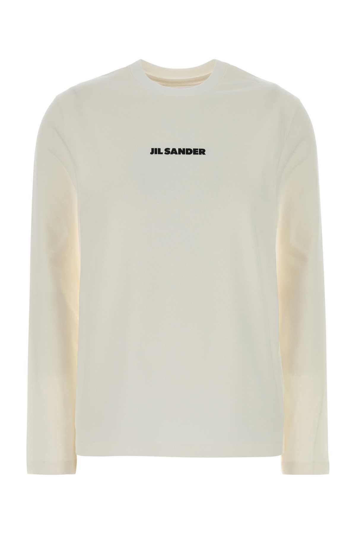 Jil Sander White Cotton T-Shirt Size XS / US 0-2 / IT 36-38 - 1 Thumbnail