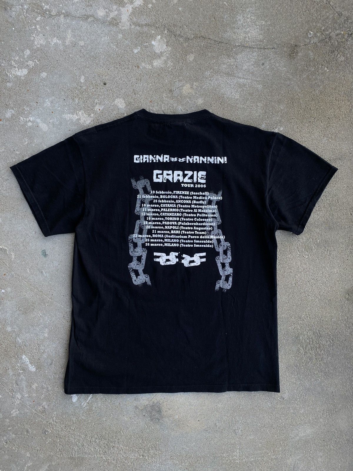 Band Tees × Vintage Gianna Nannini Grazie Tour 2006 Tee Size US M / EU 48-50 / 2 - 2 Thumbnail