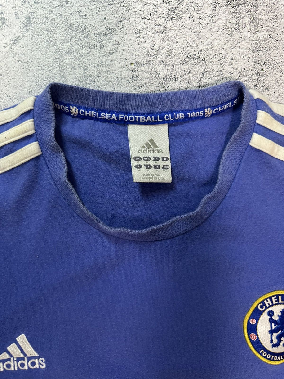 Adidas Vintage Adidas Chelsey Soccer T-shirt Blue Logo Size US M / EU 48-50 / 2 - 6 Thumbnail