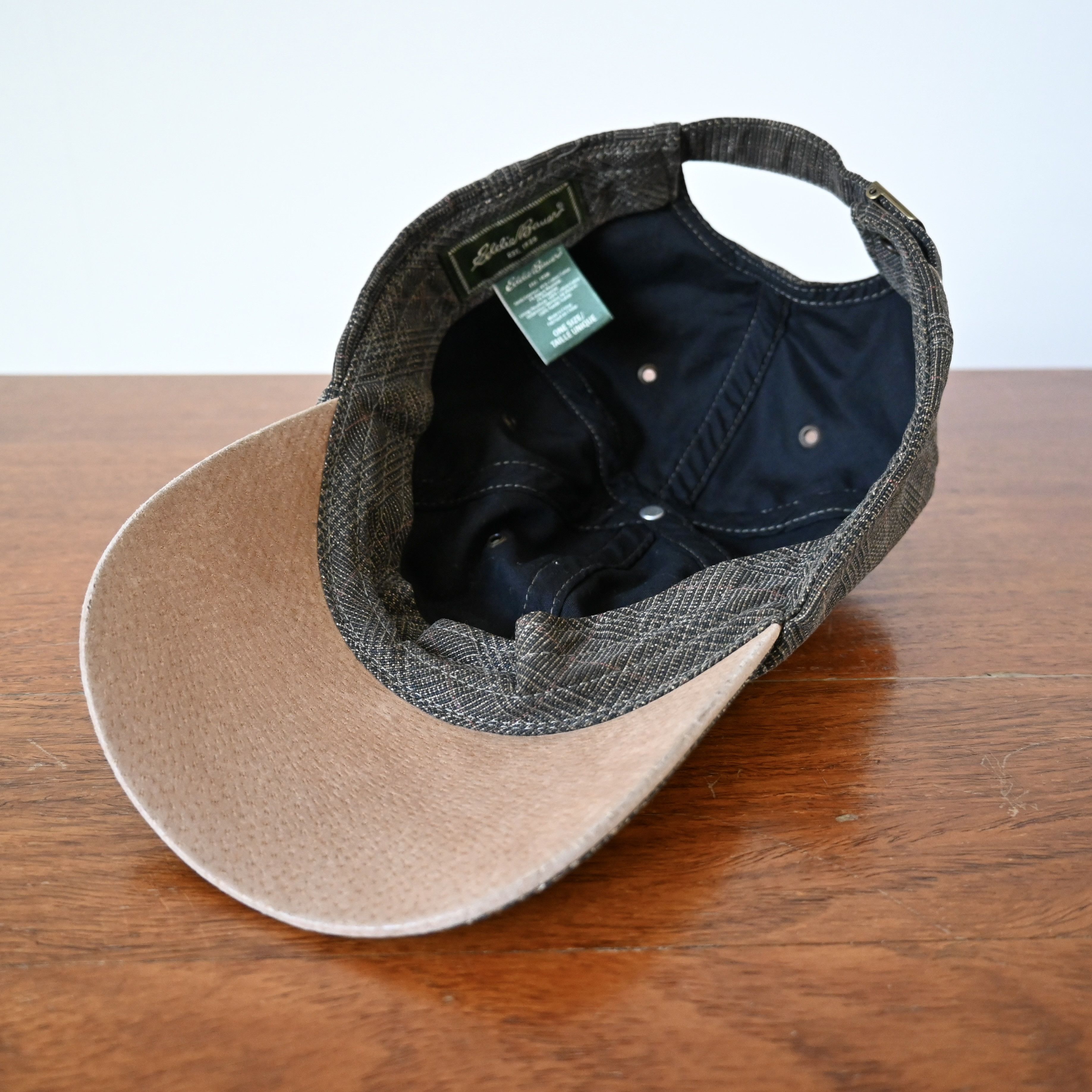 Eddie Bauer Vintage 2000s Eddie Bauer glen check 6 panel hat Size ONE SIZE - 6 Thumbnail