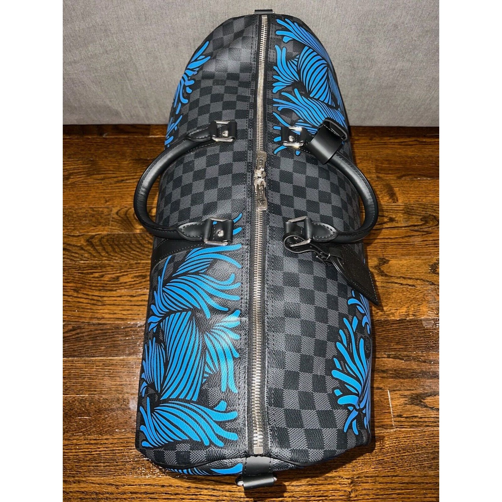 Louis Vuitton Louis Vuitton Damier Nemeth Blue Rope Weekend Travel Bag Size ONE SIZE - 8 Thumbnail