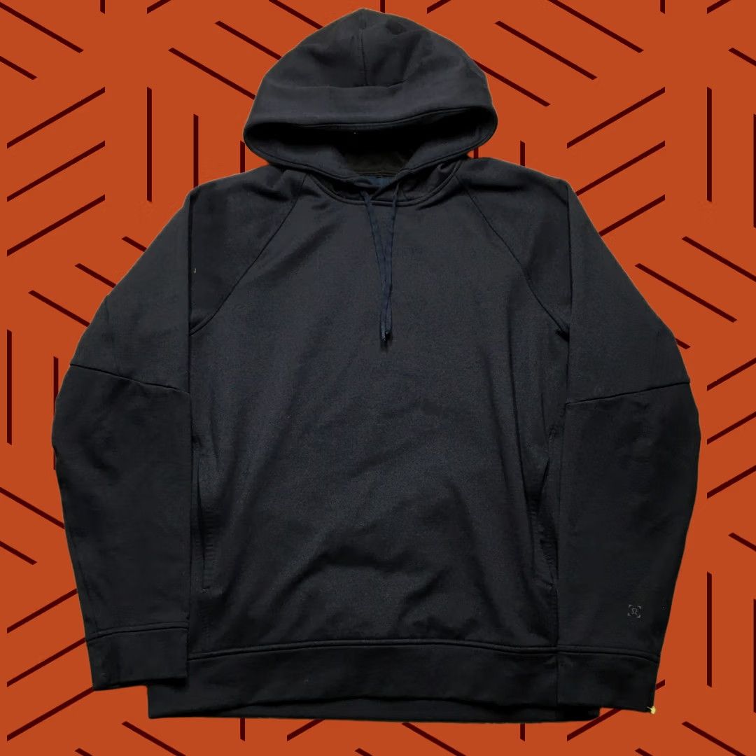 Lululemon Lululemon City Sweat Thermo Hoodie Men Medium Navy Blue Pullover Athletic Fleece Size US M / EU 48-50 / 2 - 1 Thumbnail