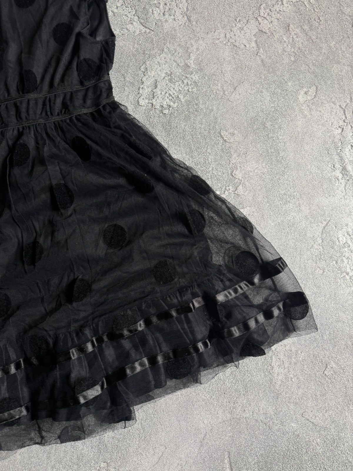 Miss Sixty Killah by Miss Sixty M size dotted mesh dress gothic Y2K Size M / US 6-8 / IT 42-44 - 17 Thumbnail