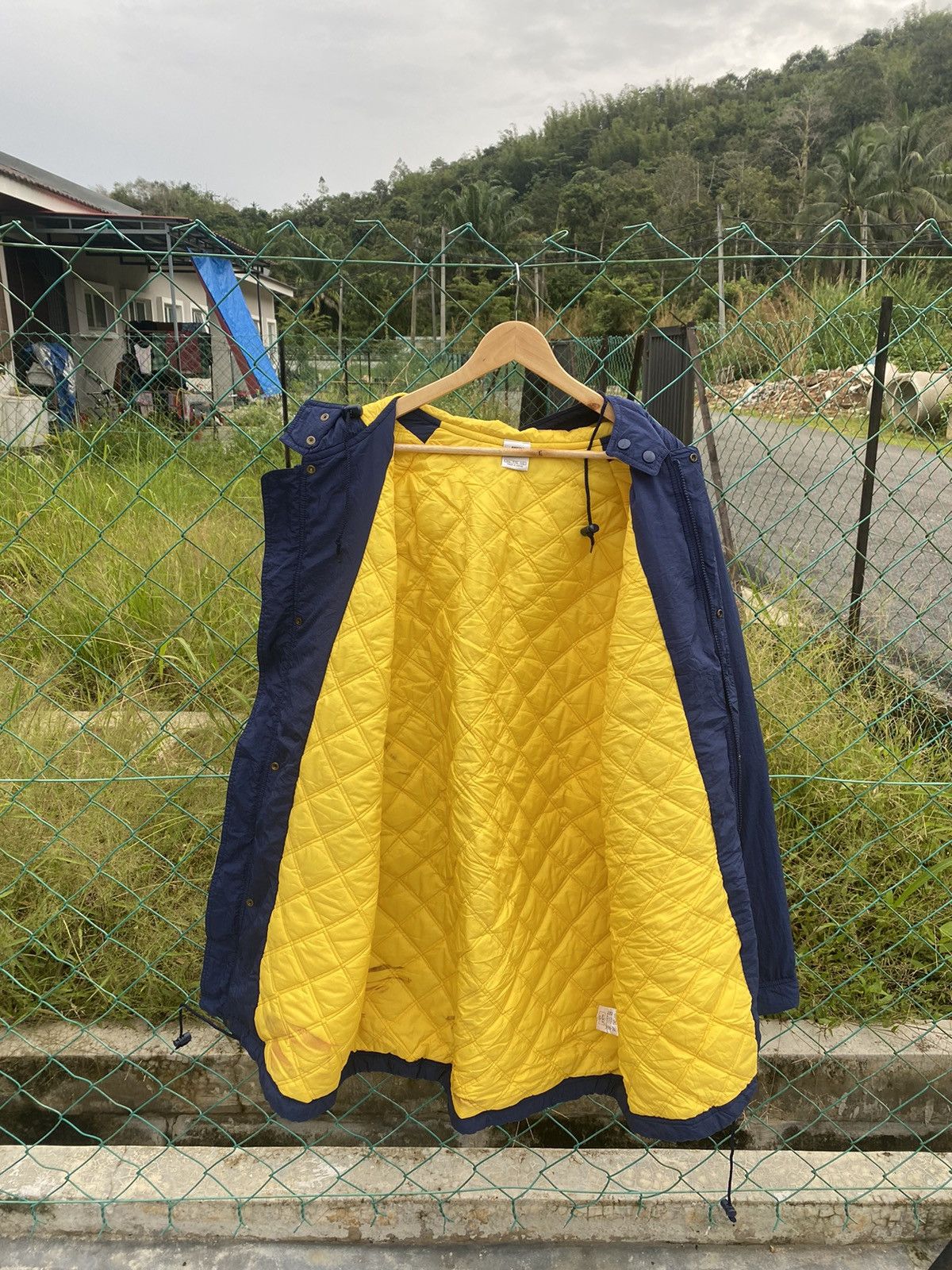 Nike × Vintage AW Vintage Nike Woven Big Swoosh Parka Jacket Size US XXL / EU 58 / 5 - 5 Thumbnail