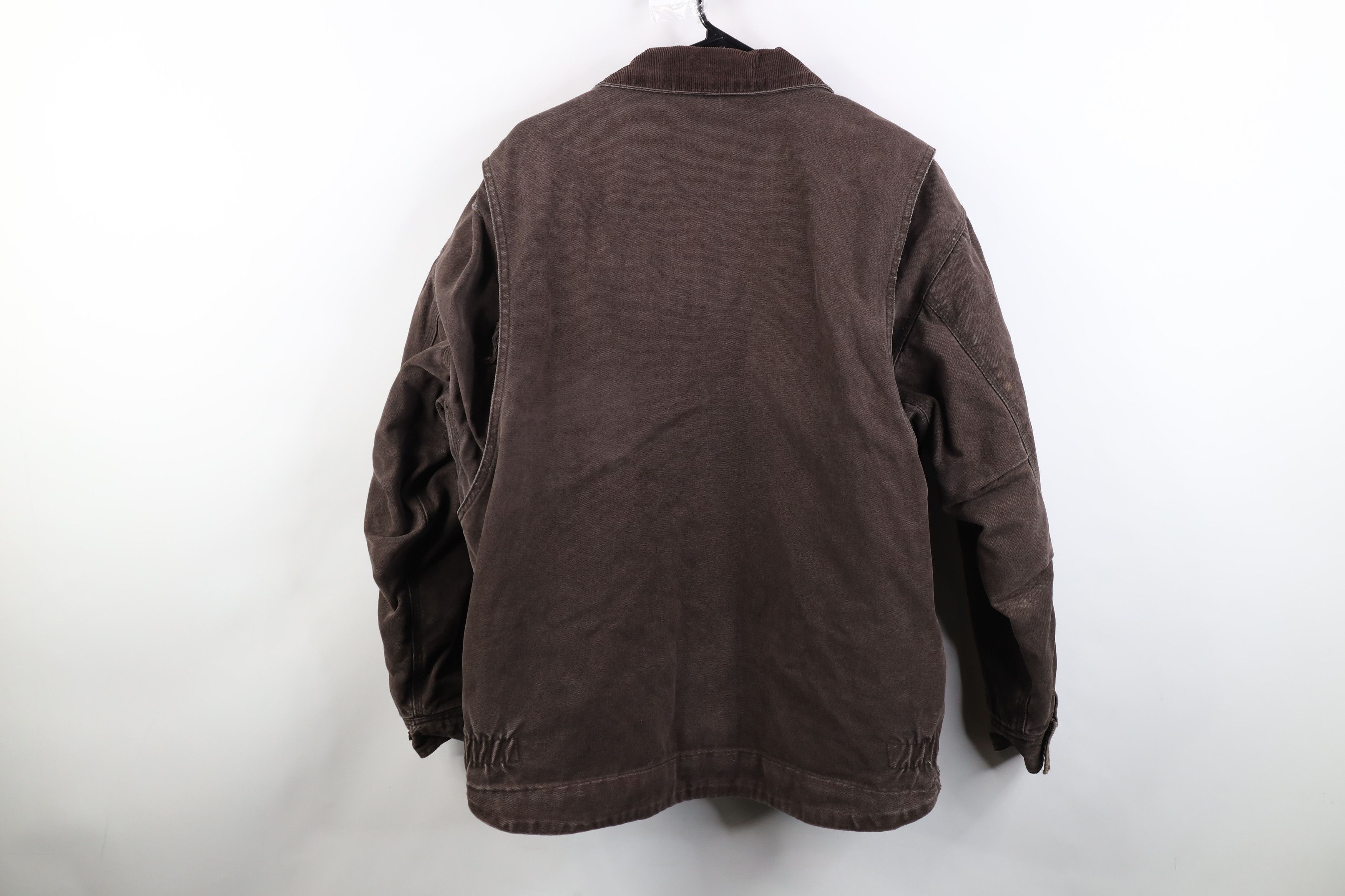 Vintage Vintage Y2K Streetwear Lined Canvas Detroit Jacket Brown Size US L / EU 52-54 / 3 - 12 Thumbnail