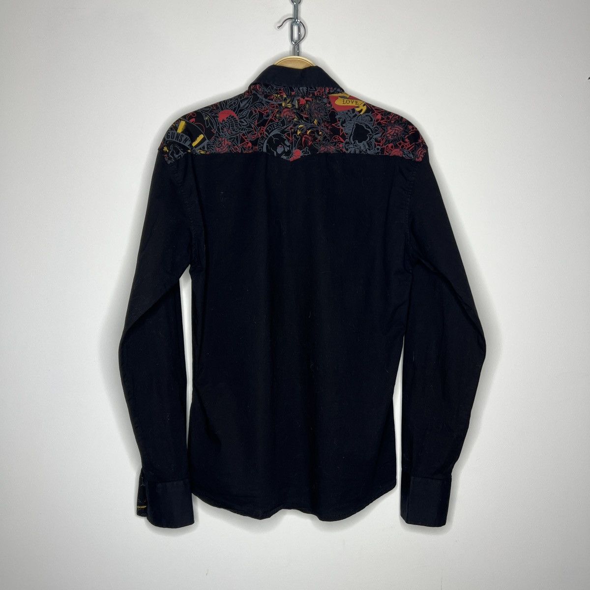 Affliction Crazy Vintage Ed Hardy Shirt Big Spellout Logo Love Kills Size US M / EU 48-50 / 2 - 6 Thumbnail