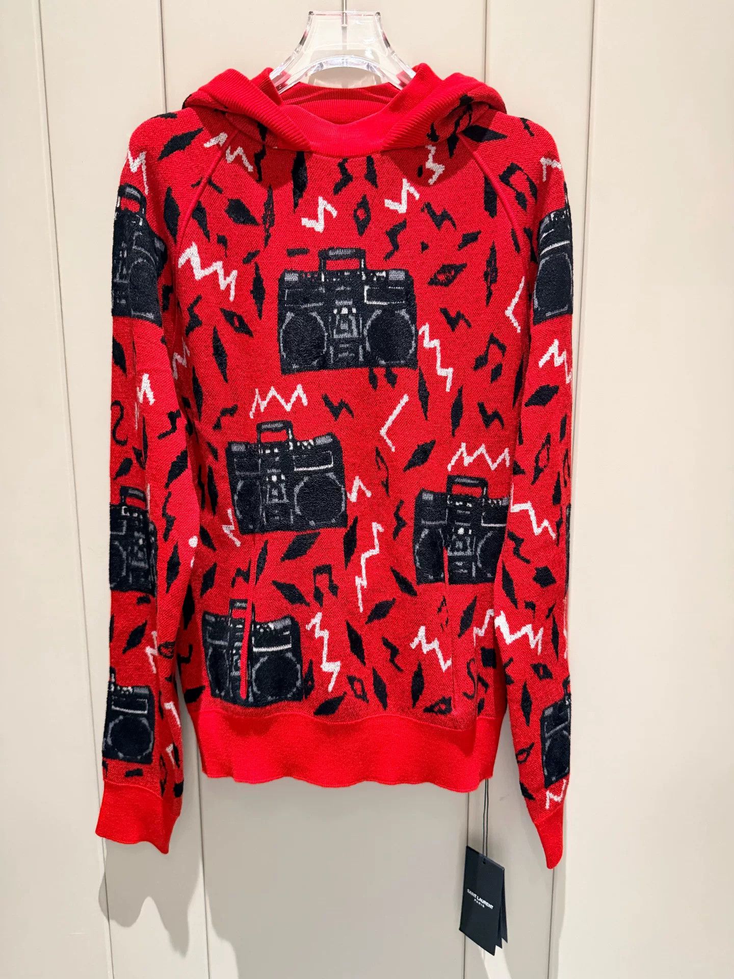 Saint Laurent Paris Saint Laurent Women's Hooded Sweater Size XS / US 0-2 / IT 36-38 - 1 Thumbnail
