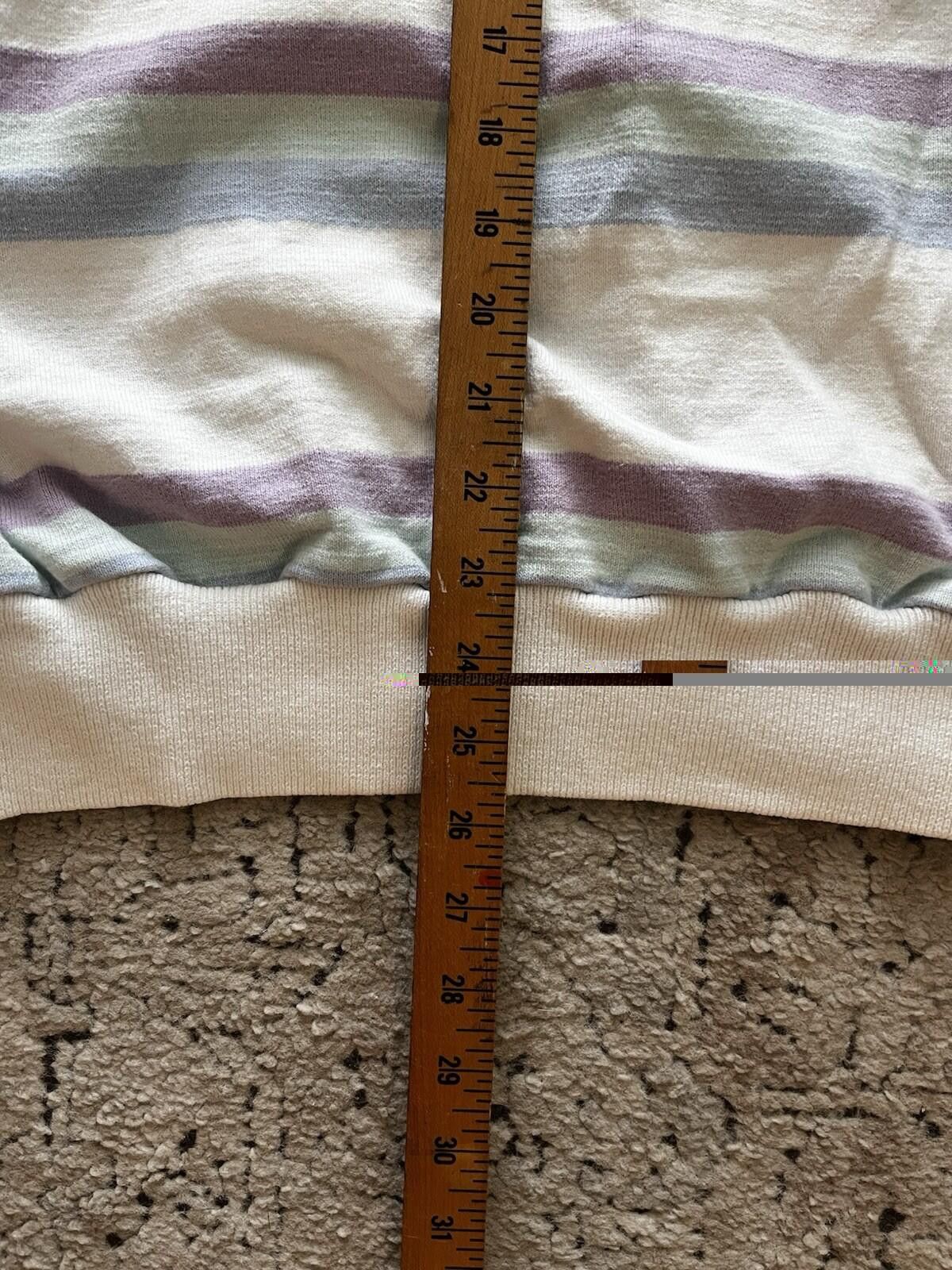 Vintage Vintage Lands' End Striped Cotton Rugby Sweatshirt Large Size US L / EU 52-54 / 3 - 8 Thumbnail