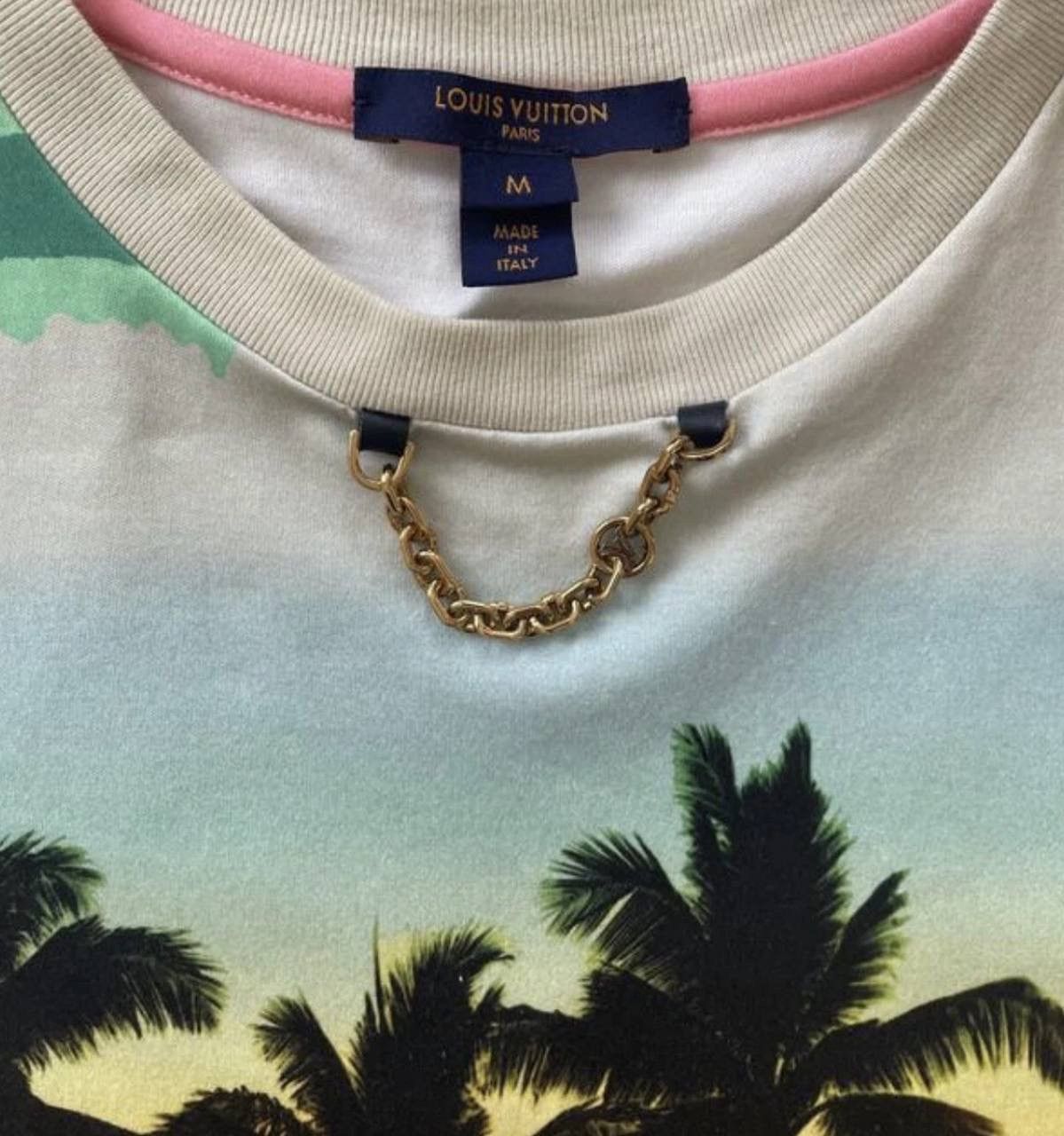 Louis Vuitton Rare Women’s Louis Vuitton Epi Print Palm Tree Shirt Size M Size M / US 6-8 / IT 42-44 - 4 Thumbnail