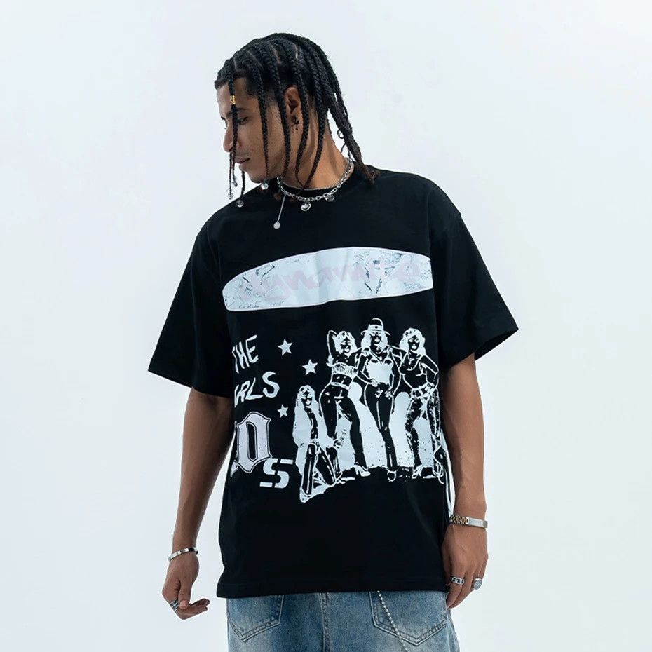 Japanese Brand Streetwear Funny Girl Shirt Size US M / EU 48-50 / 2 - 1 Thumbnail