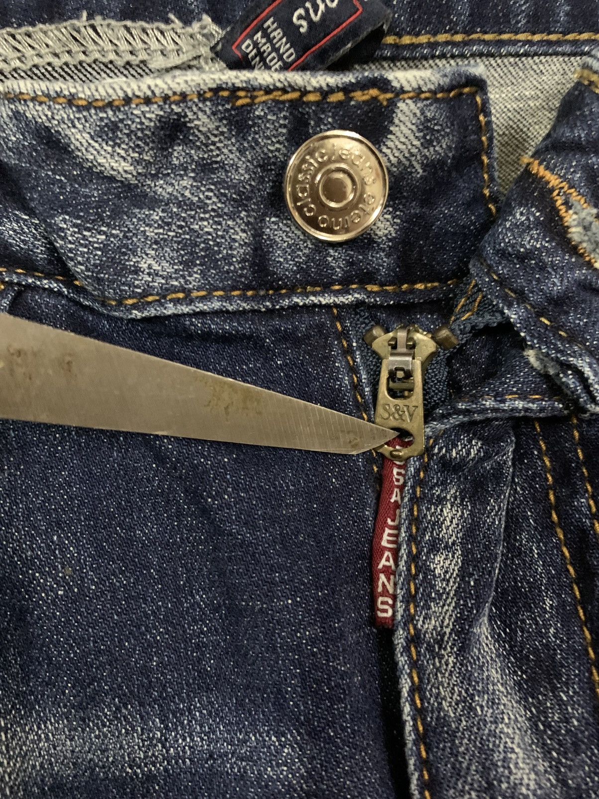 Kapital Vintage Boro Sashiko Bandana Patchwork Jeans like Kapital Size US 29 - 4 Thumbnail
