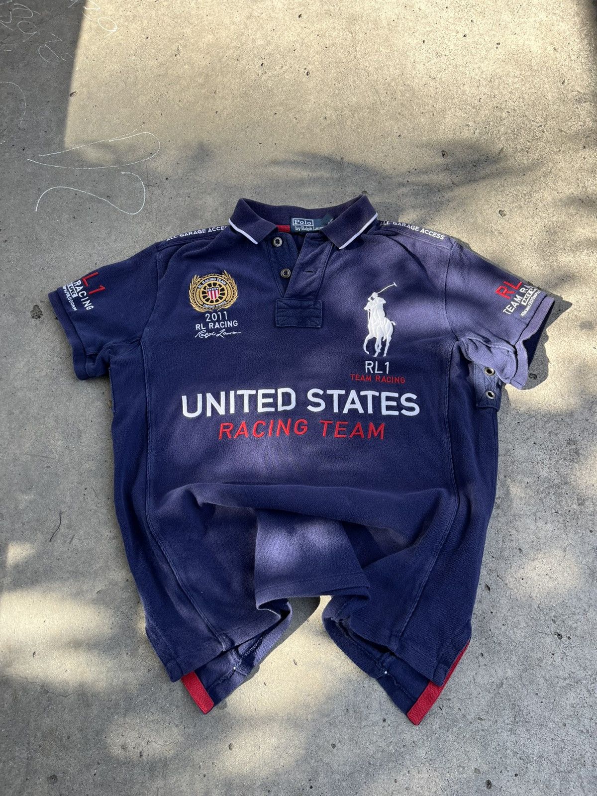 Polo Ralph Lauren × Vintage Ralph Lauren Usa Polo Size US M / EU 48-50 / 2 - 1 Thumbnail