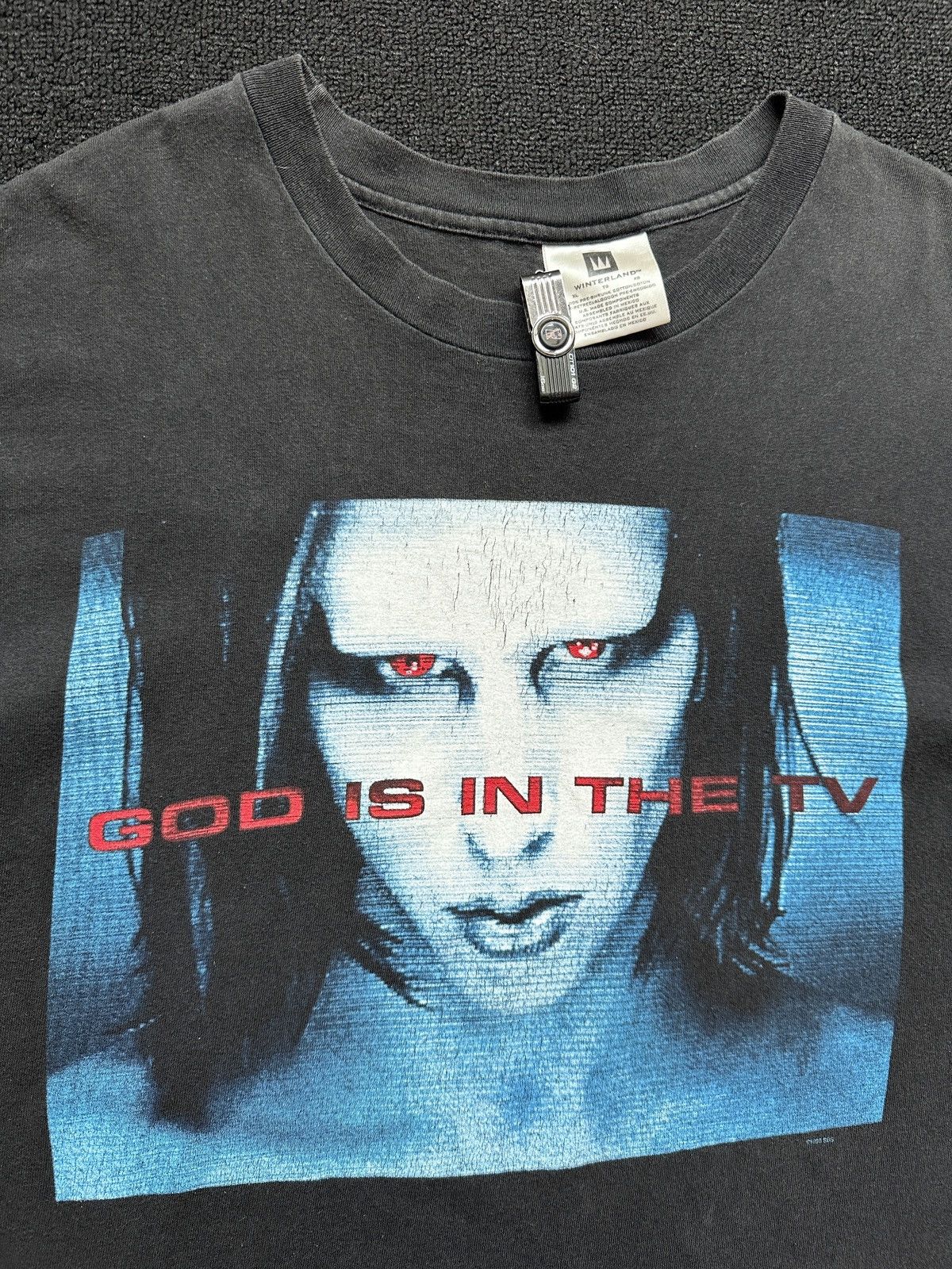 Vintage Vintage Marilyn Manson tee 1998 Size US XL / EU 56 / 4 - 4 Thumbnail