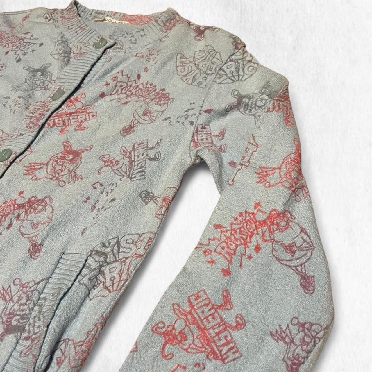 Hysteric Glamour Hysteric Glamour “rock you!” Music Glamour blue cardigan Size S / US 4 / IT 40 - 2 Thumbnail