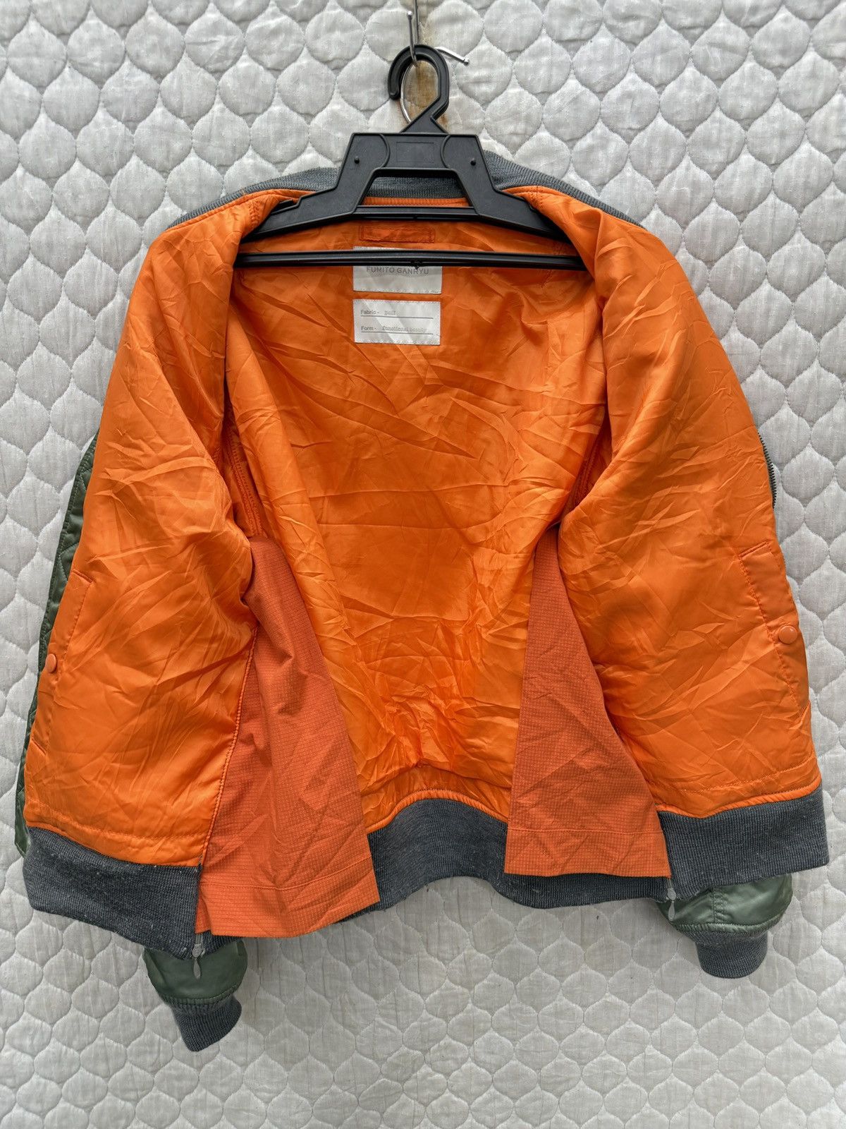Fumito Ganryu 🔥🔥🔥ARCHIVE AW20 FUMITO GANRYU MA1 BOMBER FLIGHT JACKET Size US M / EU 48-50 / 2 - 7 Thumbnail