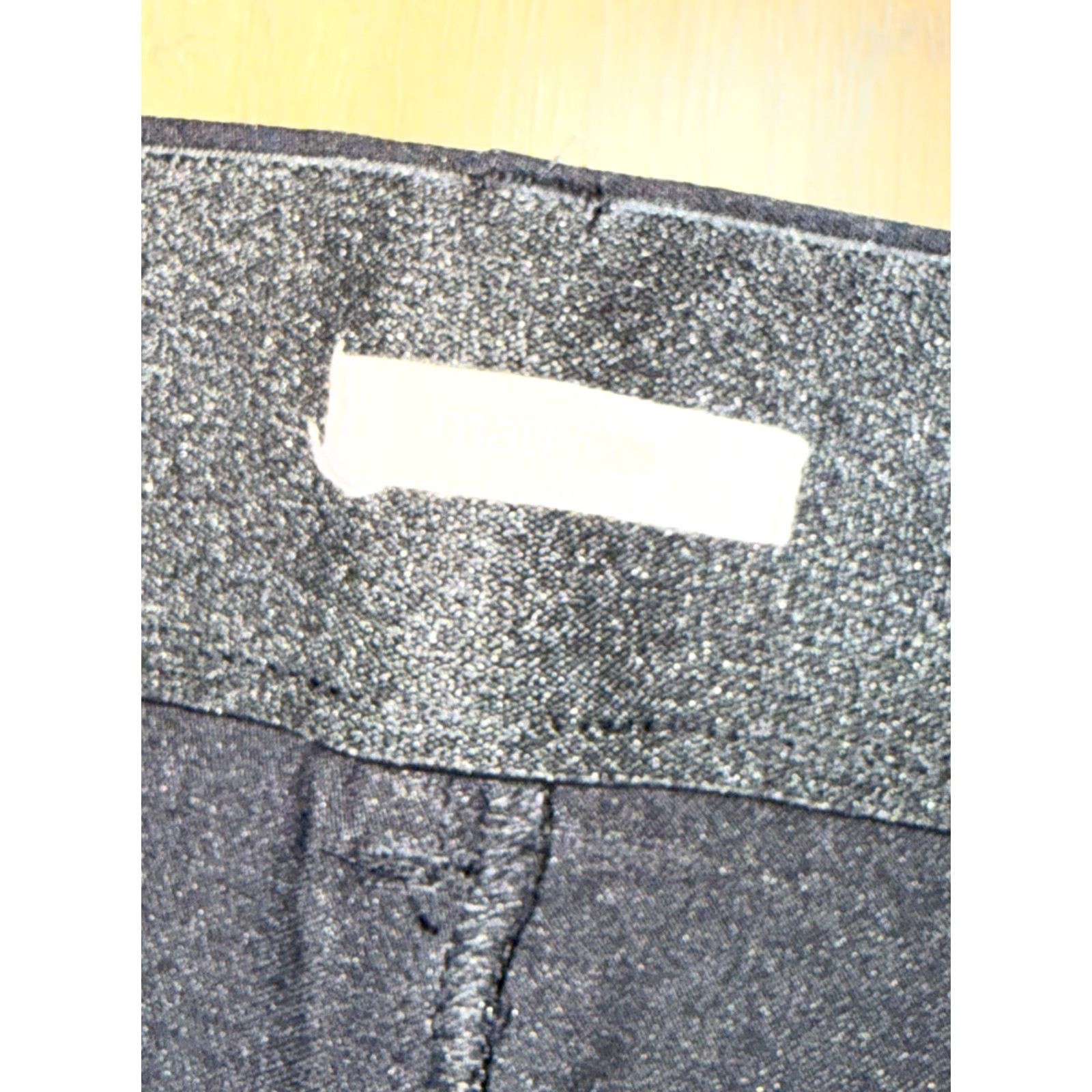 Vintage Maurices Pants Women's XS Black Pull On Straight Leg Mid Rise Size 26" / US 2 / IT 38 - 4 Thumbnail