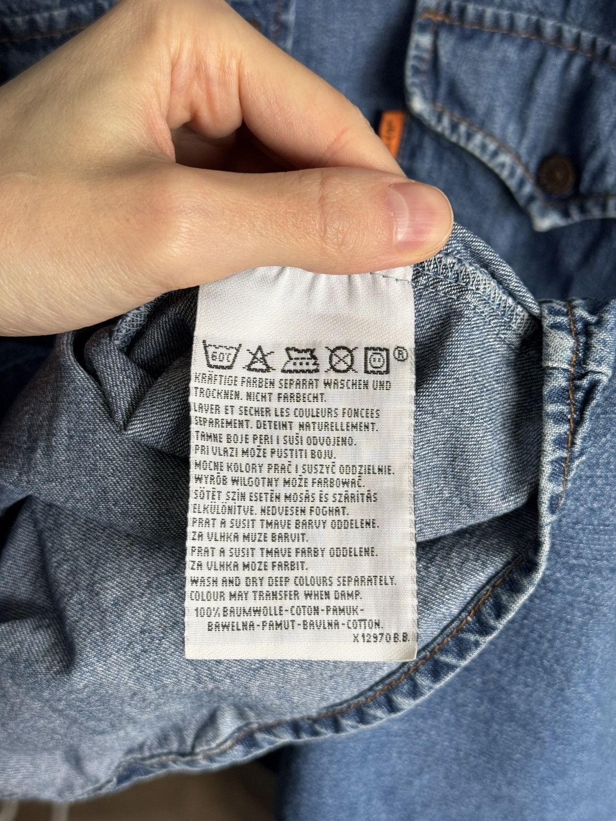 Levi's Vintage Levis denim shirt Size US L / EU 52-54 / 3 - 10 Thumbnail