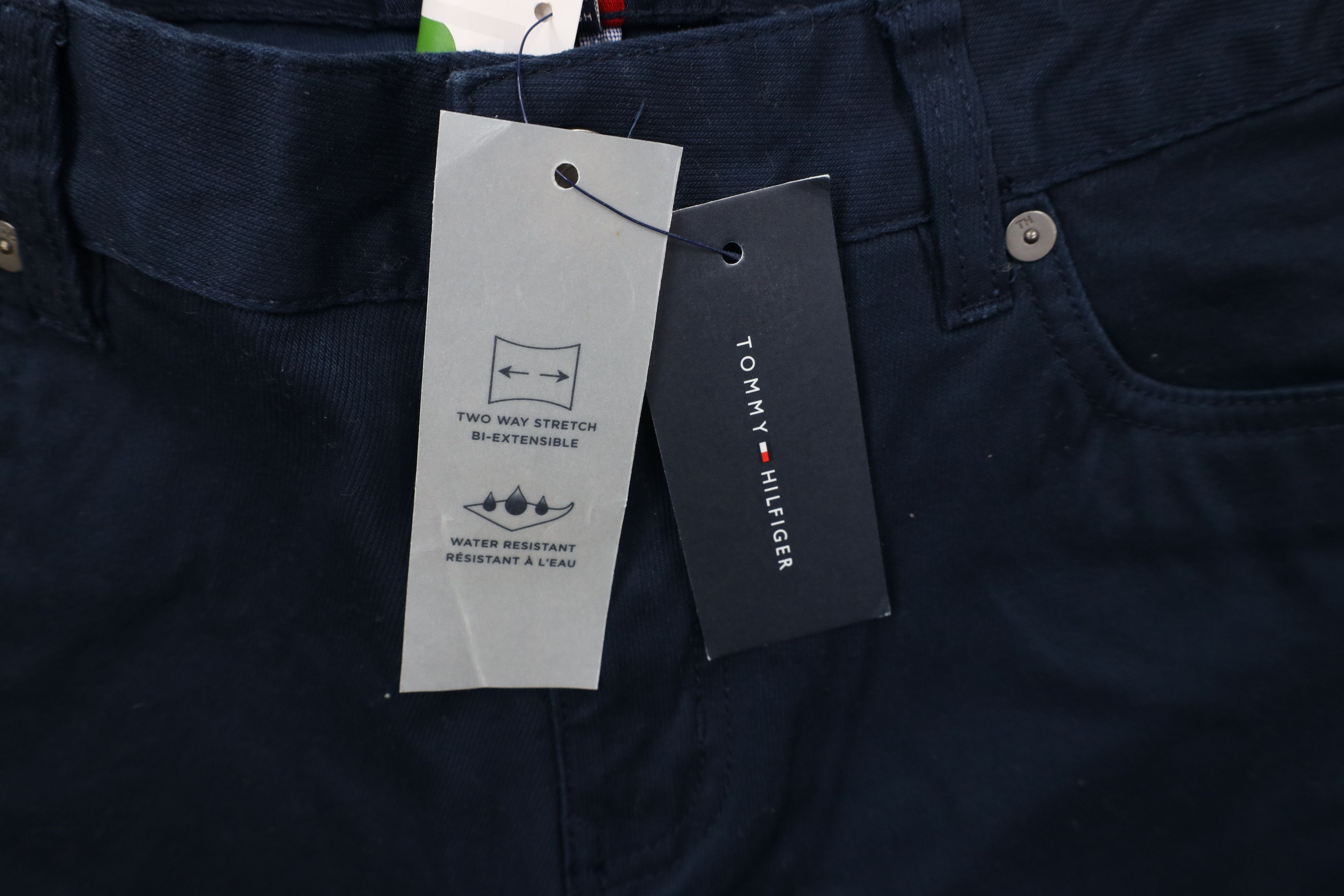 Tommy Hilfiger × Vintage Deadstock New Tommy Hilfiger Slim Leg Flex Pants Navy Blue Size US 31 - 7 Thumbnail