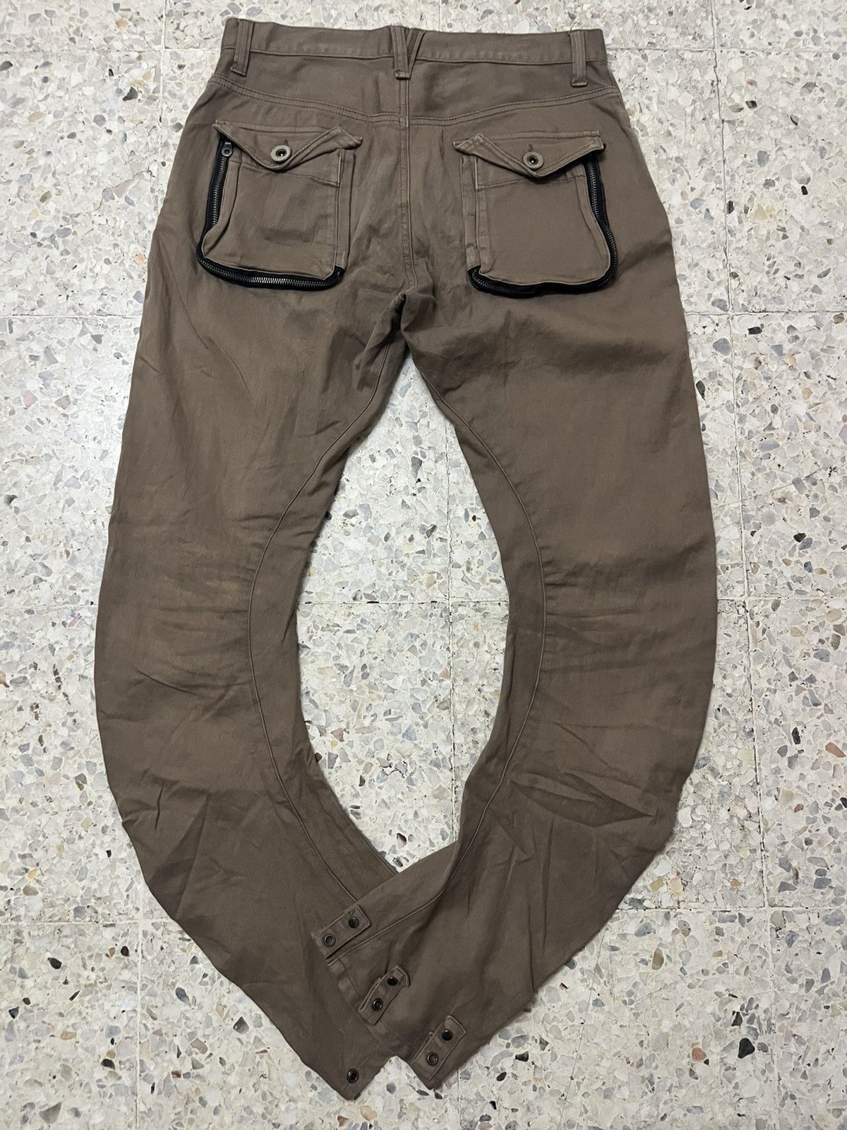 PPFM PPFM Japan Y2K Techwear Cargo Pants Curved Leg Design Size US 32 / EU 48 - 3 Thumbnail
