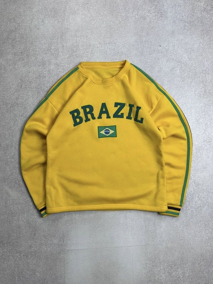 Vintage 90's Brazil Boxy Sweatshirt M