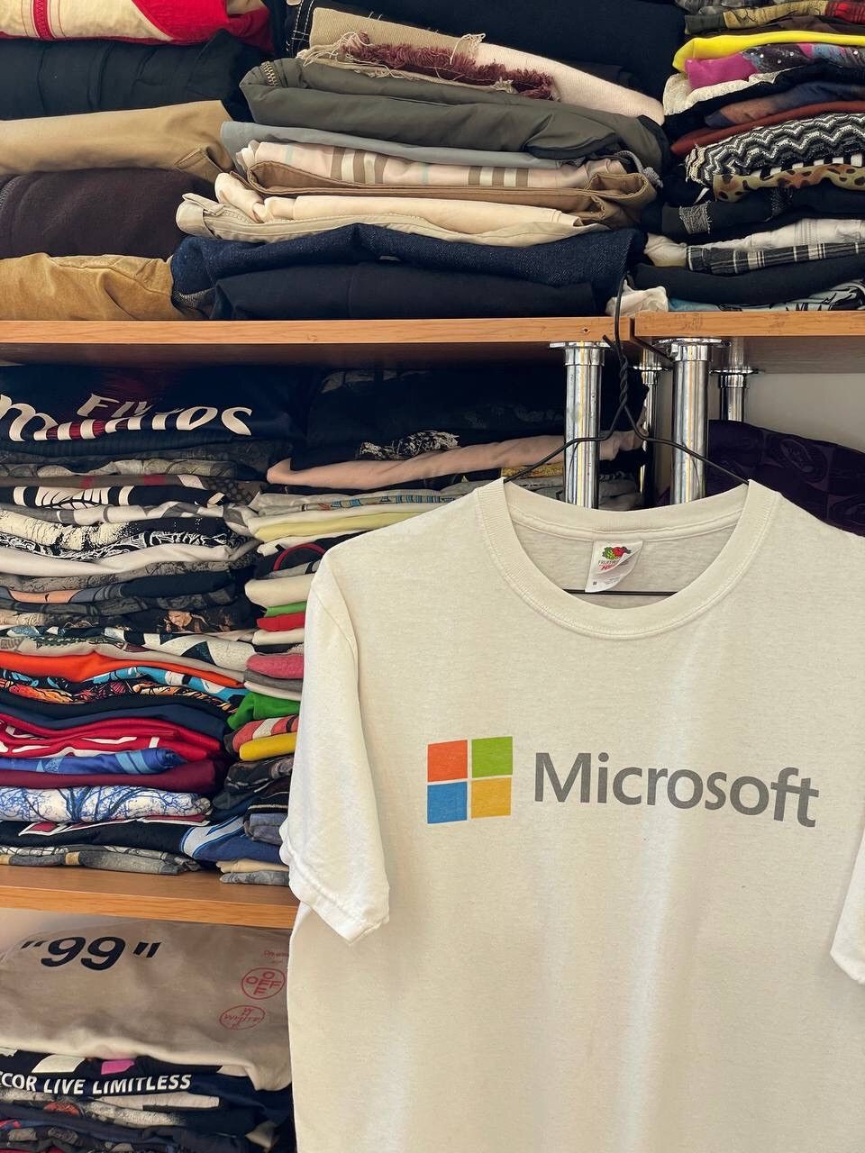 Microsoft × Other × Vintage Vintage Microsoft The Future On Windows Black Tee Shirt Size US M / EU 48-50 / 2 - 4 Thumbnail