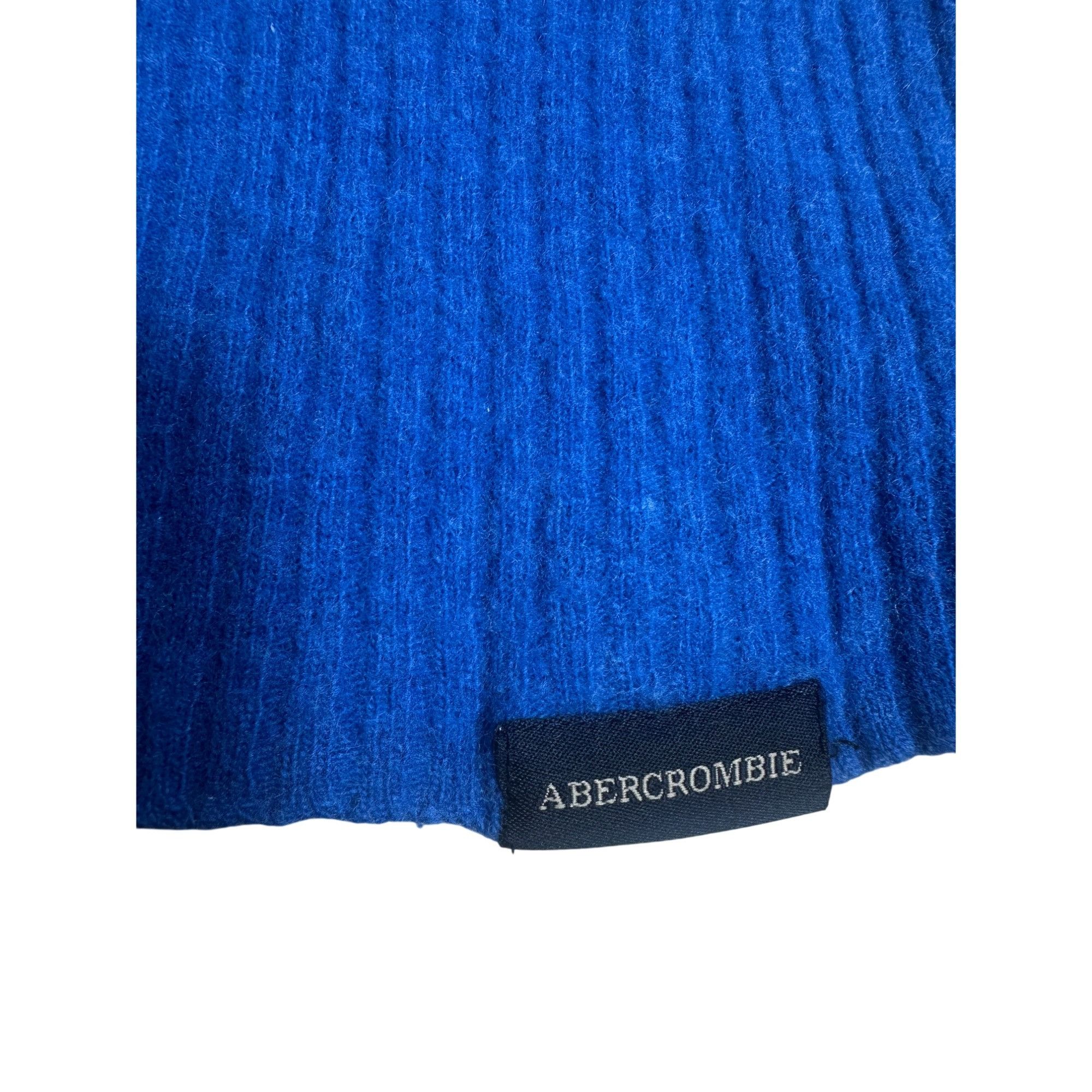 Abercrombie & Fitch Abercrombie & Fitch Ribbed Blue Sweater Size Small Size S / US 4 / IT 40 - 3 Thumbnail
