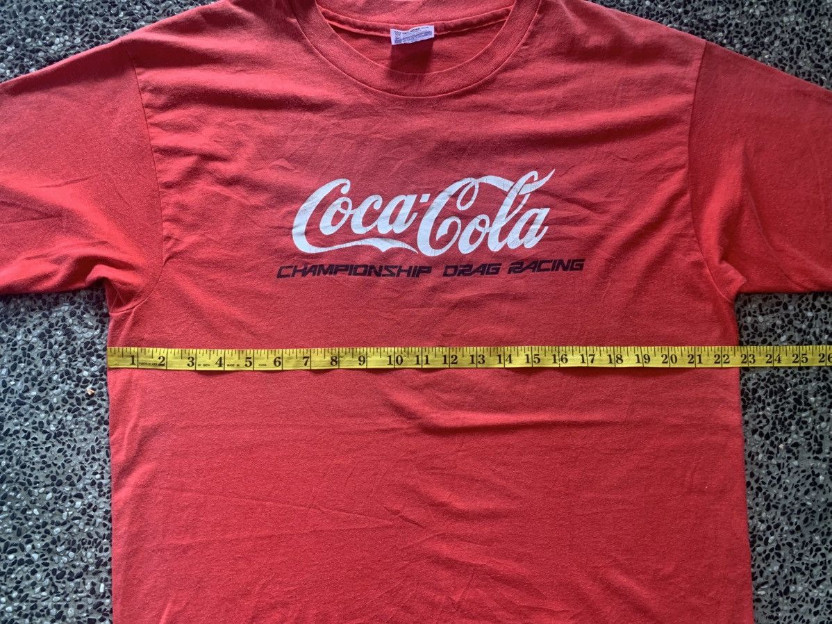 Coca Cola × Vintage Vintage 90s Coca Cola Championship Drag Racing T shirt Size US XL / EU 56 / 4 - 7 Thumbnail