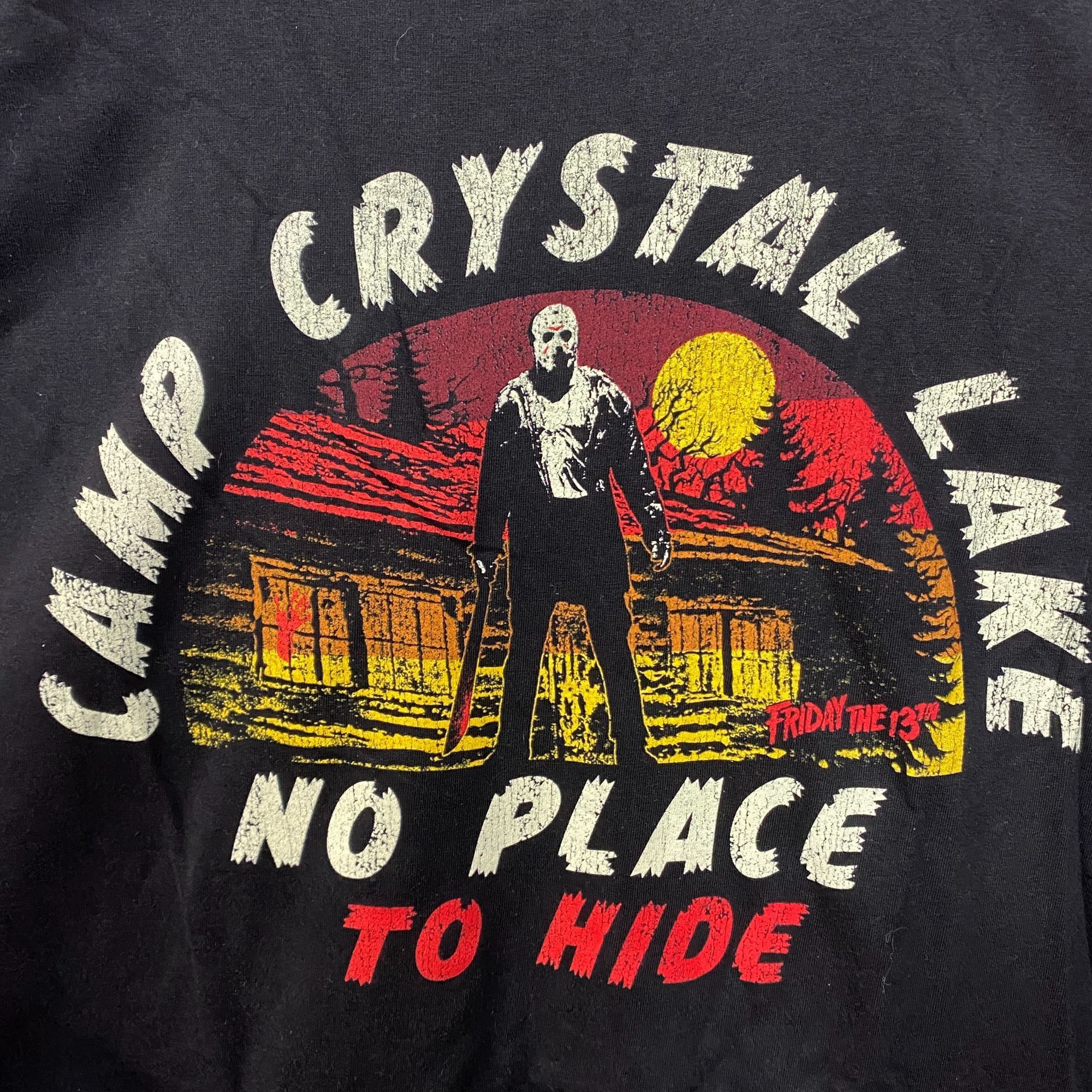Other Friday The 13th Jason Camp Crystal Lake No Place To Hide T-S Size US XXL / EU 58 / 5 - 2 Thumbnail