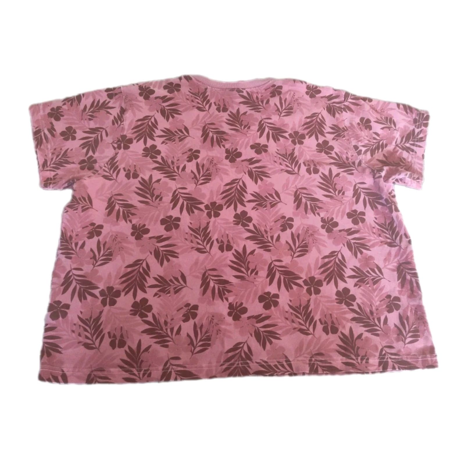 Vintage VINTAGE L.L. Bean Floral Cropped T-Shirt Women L Dyed Pink 90s Y2K Beach Summer Size L / US 10 / IT 46 - 7 Thumbnail
