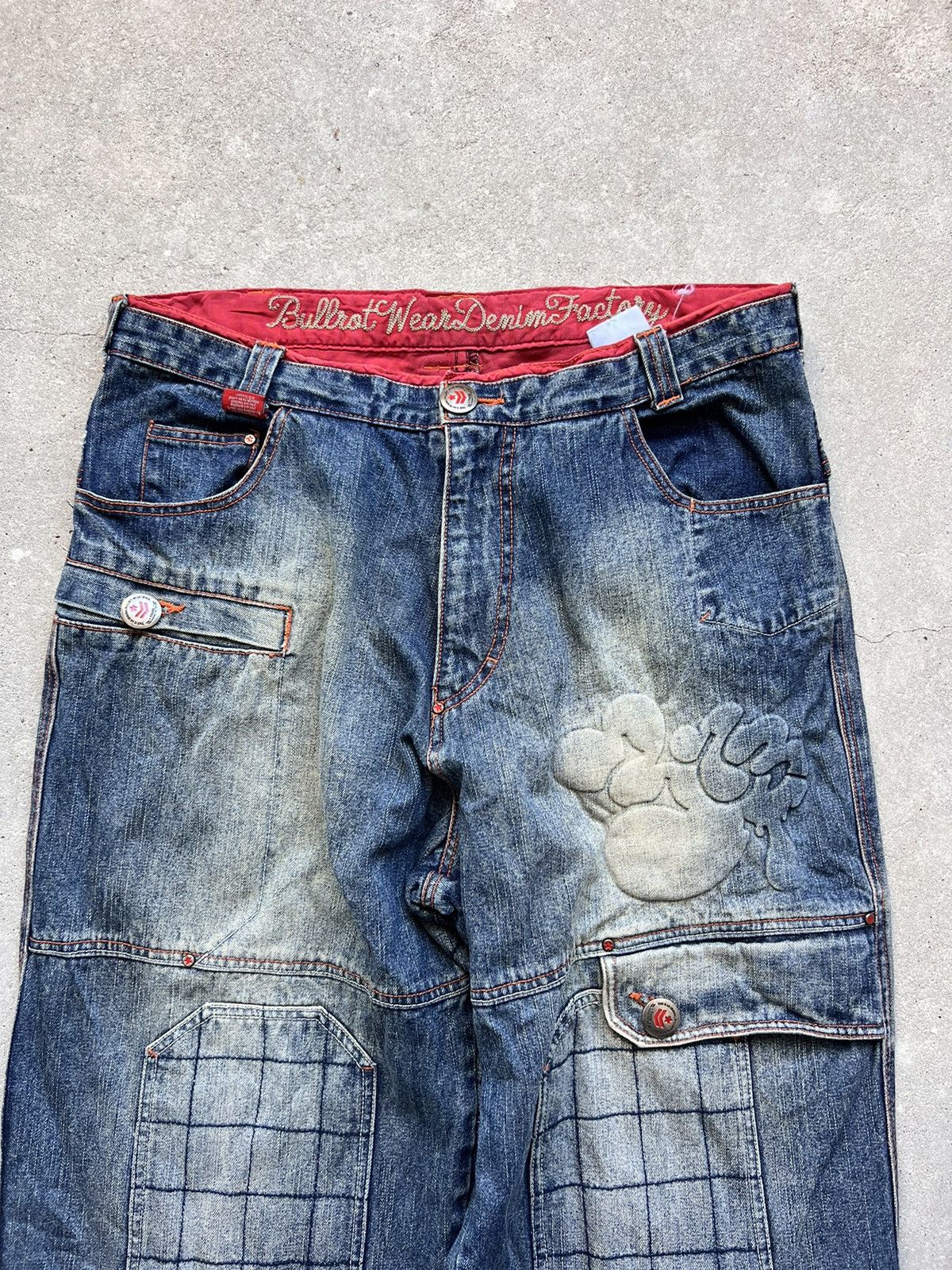JNCO Vintage Bullrot Baggy Jeans Y2K Size US 32 / EU 48 - 5 Thumbnail